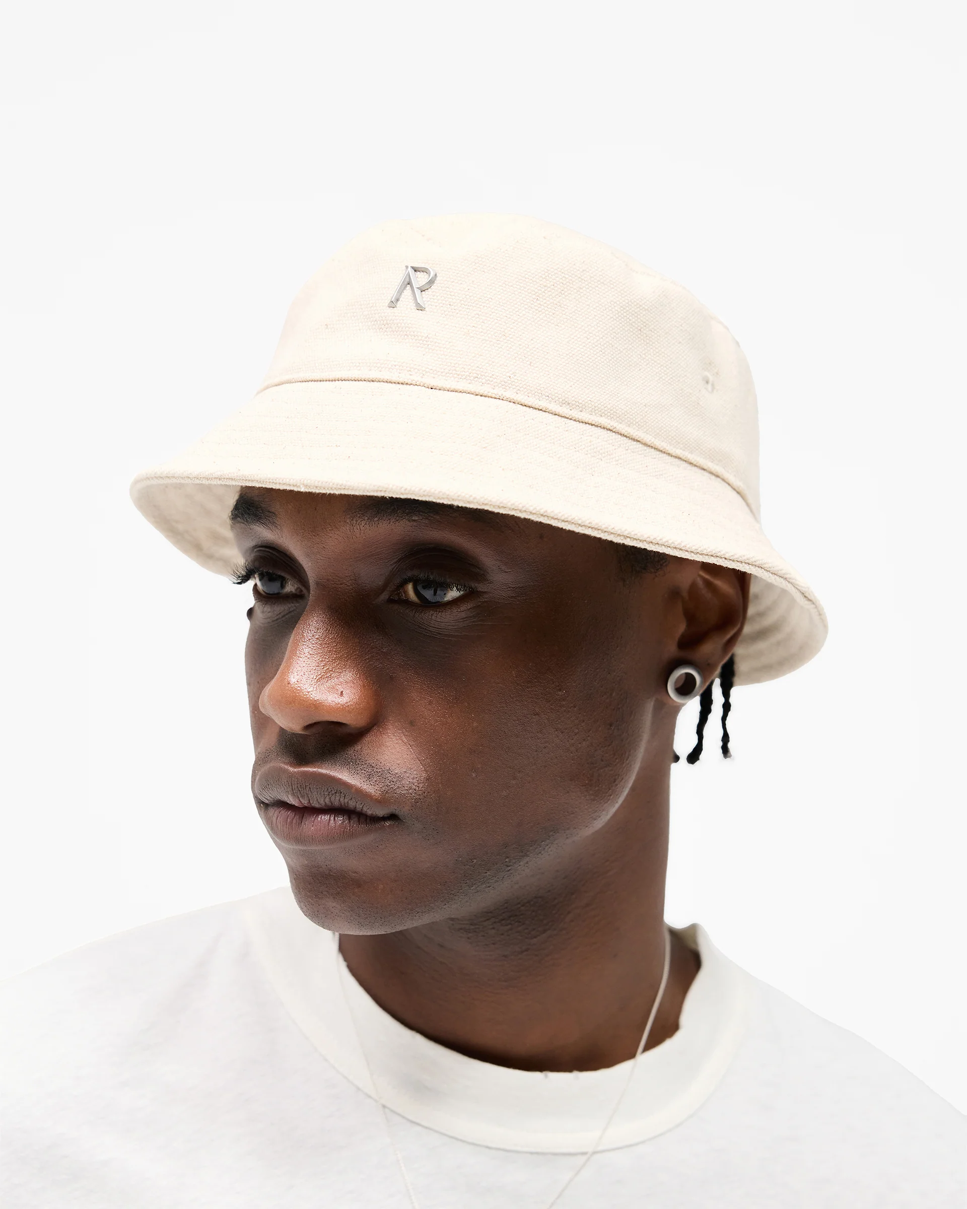 Initial Bucket Hat - Champagne - Image 3