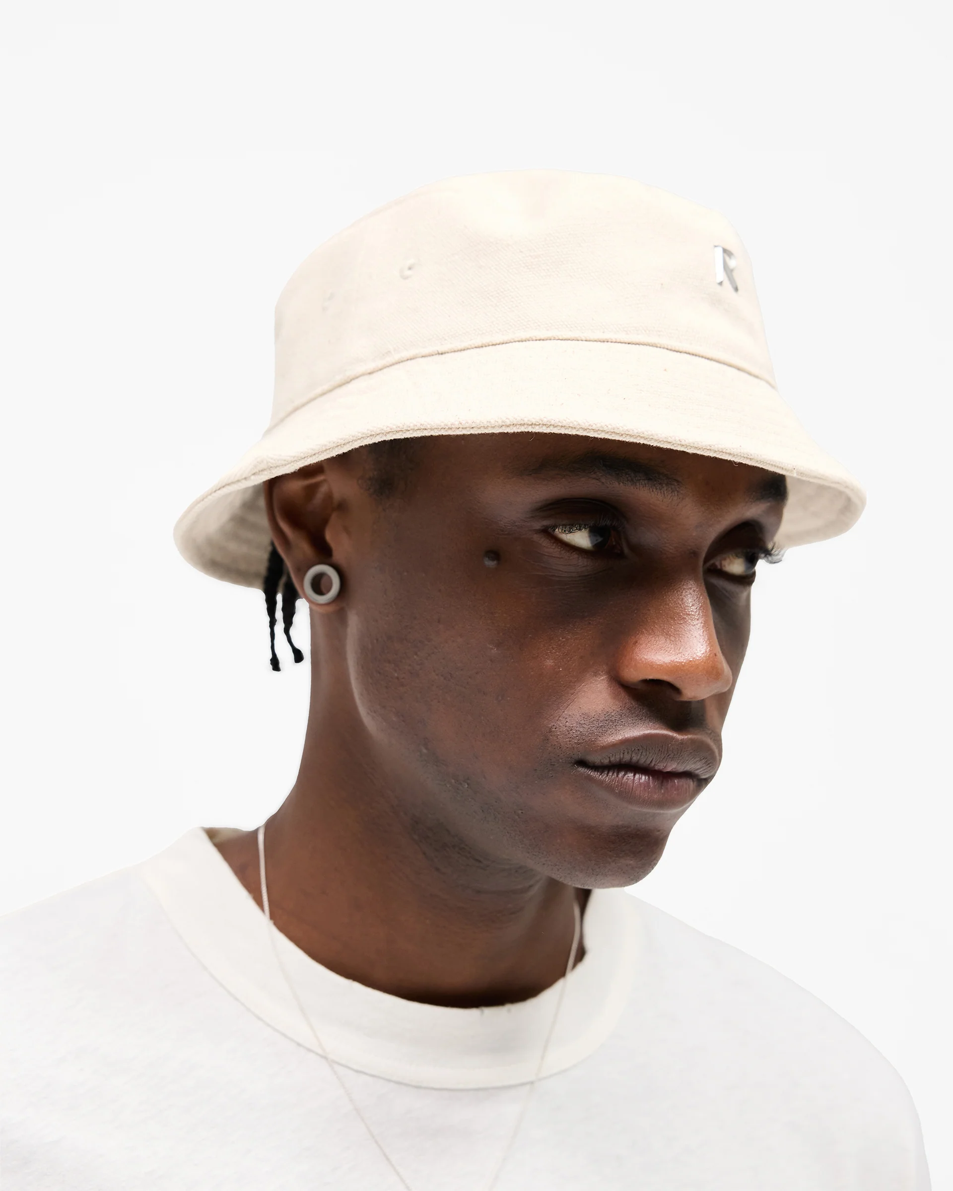 Initial Bucket Hat - Champagne - Image 4