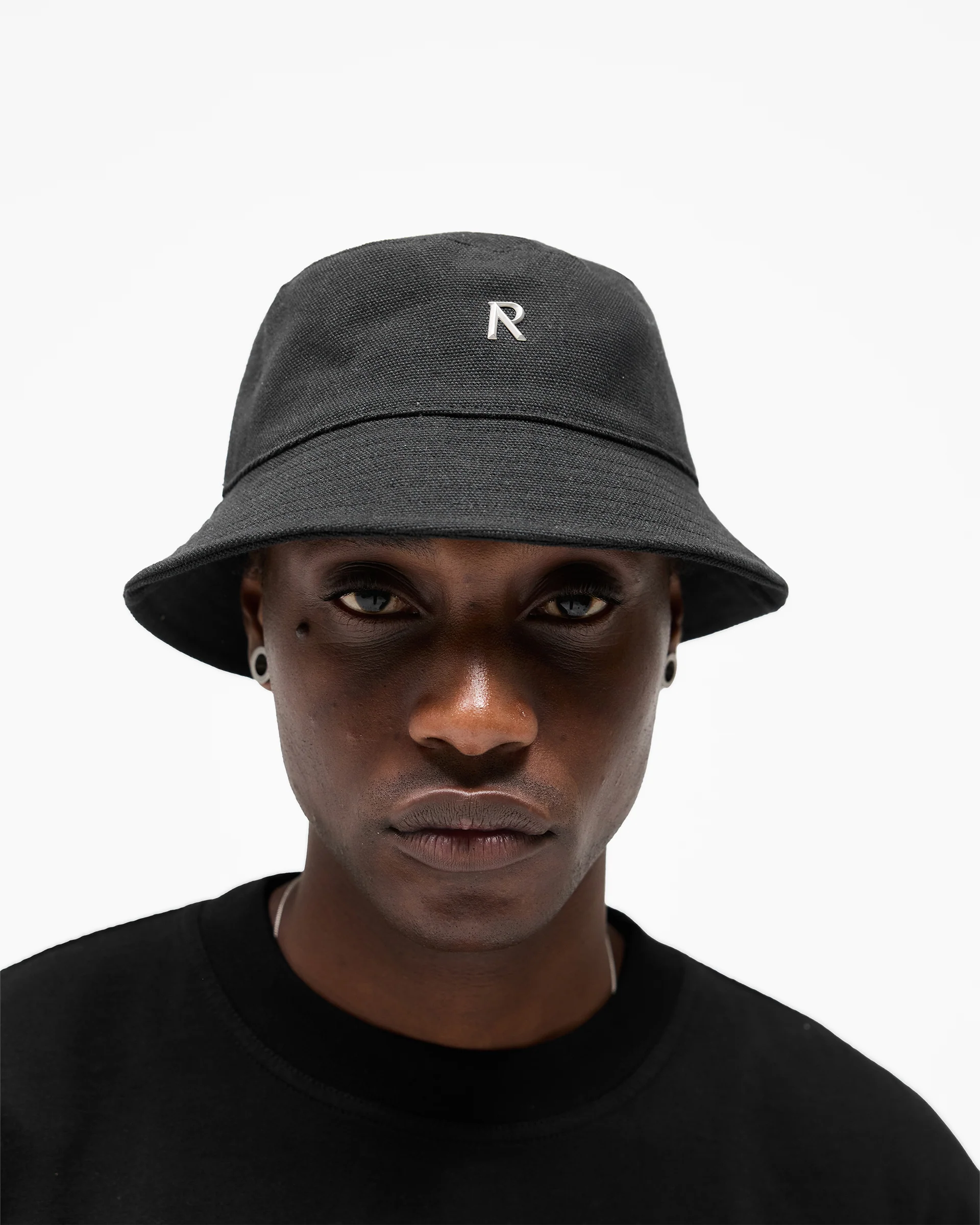 Initial Bucket Hat - Jet Black - Image 2
