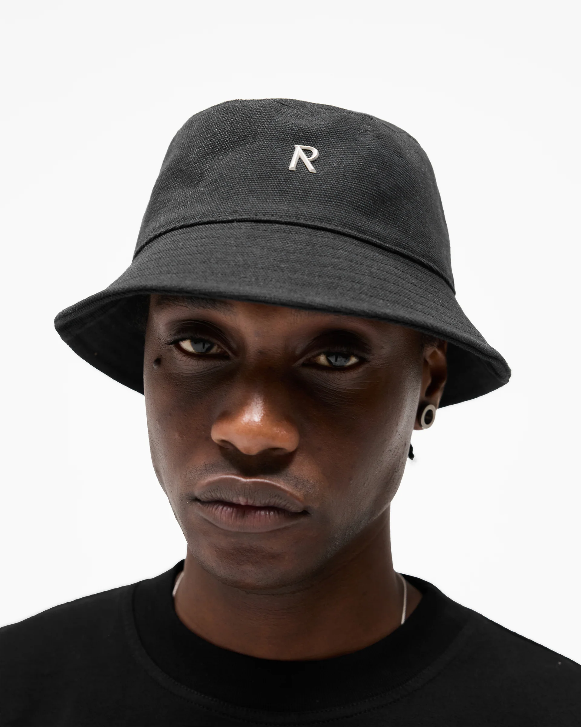 Initial Bucket Hat - Jet Black - Image 4