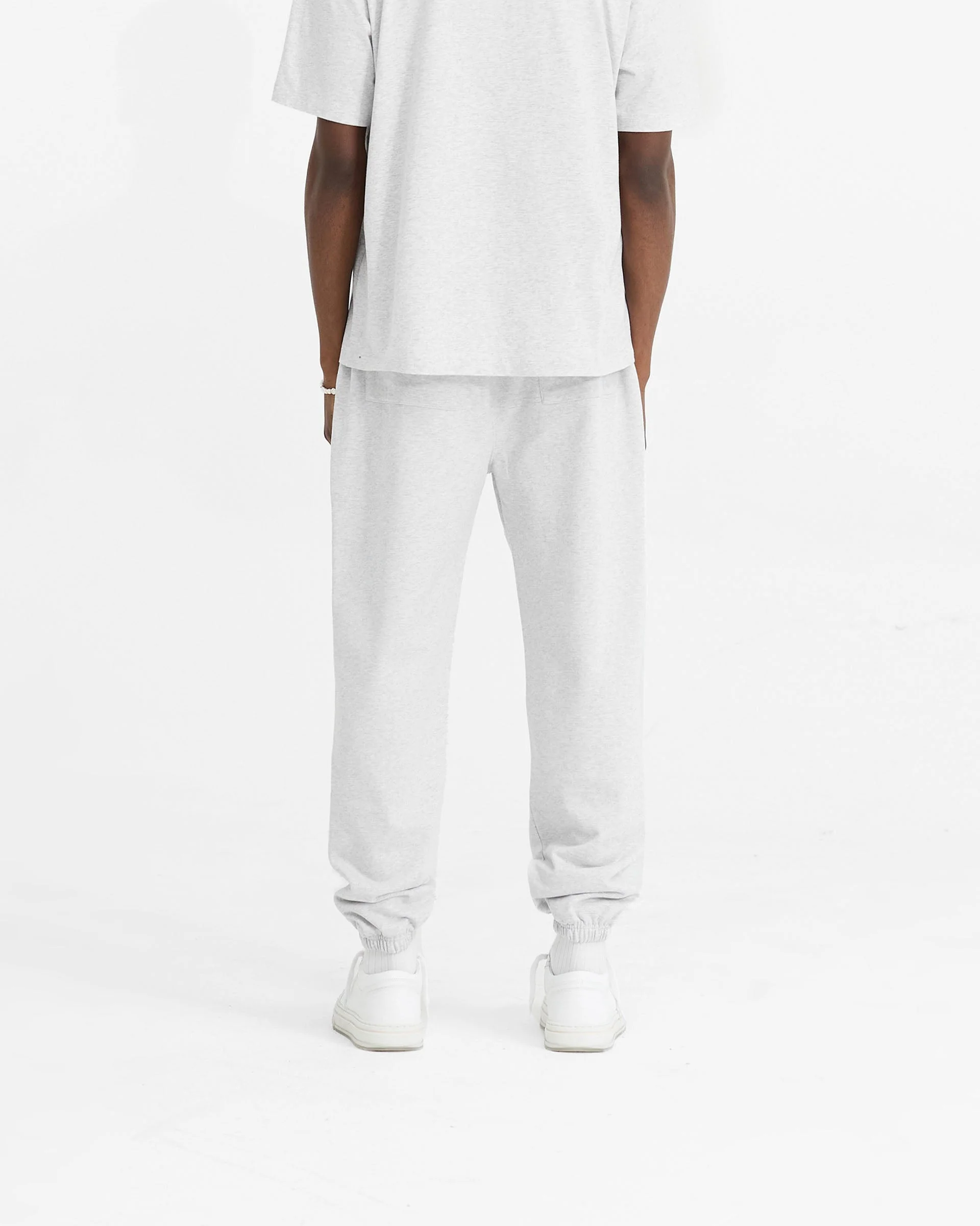 Initial Cuffed Sweatpant - Ice Grey Marl - Image 5