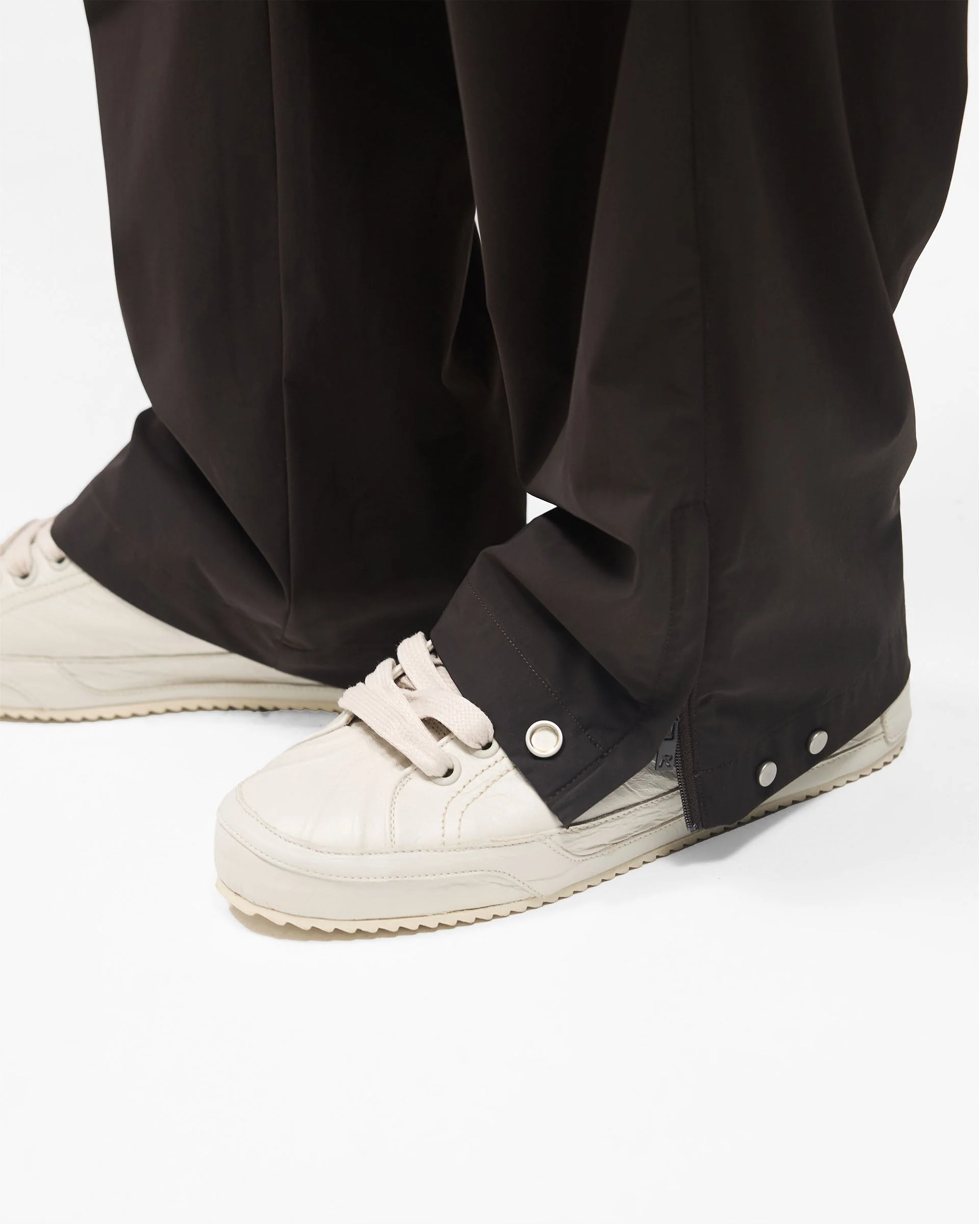 Initial Nylon Track Pant - Coffee - Image 7