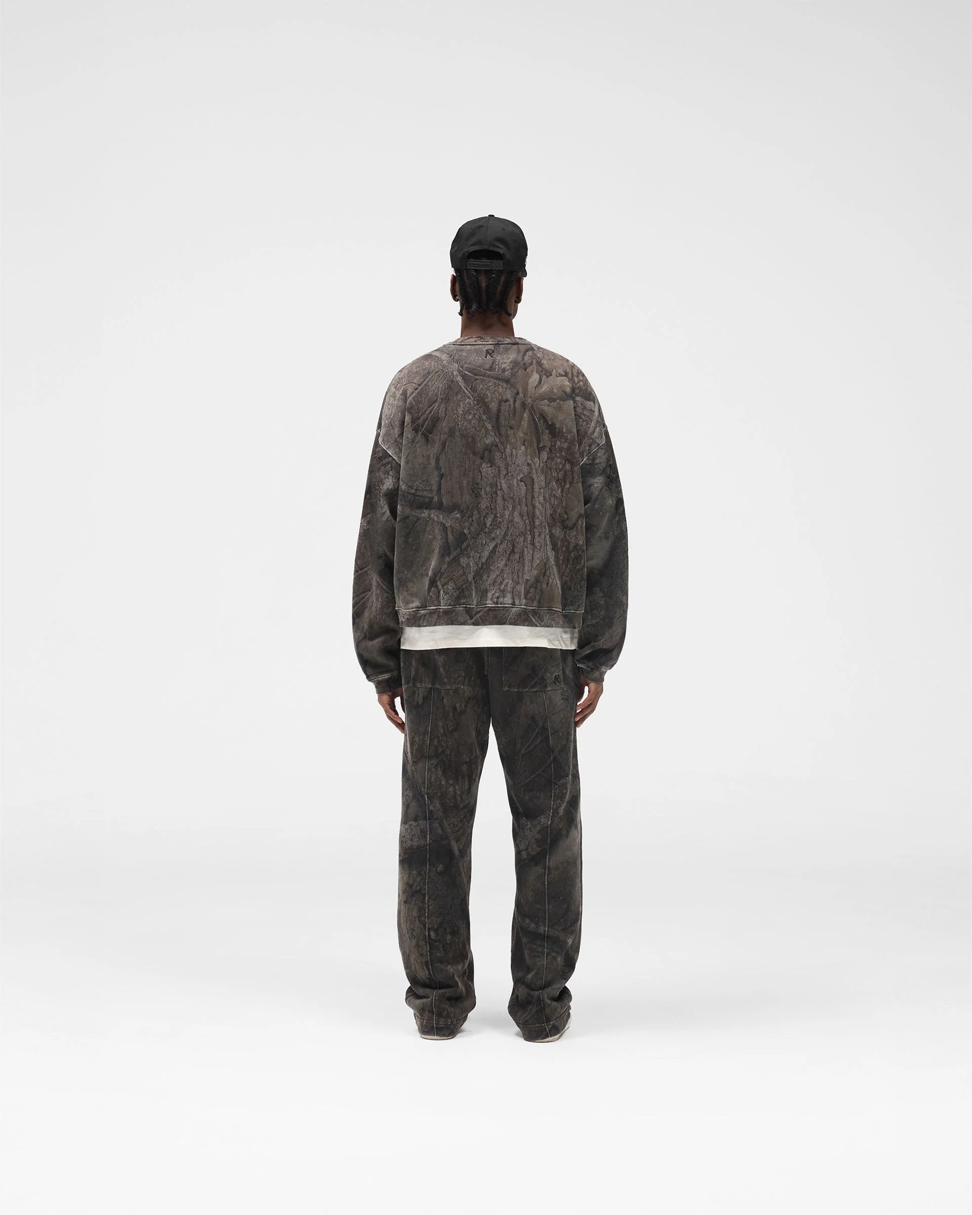 Initial Overdye Realtree® Boxy Sweater - Overdyed Black - Image 10