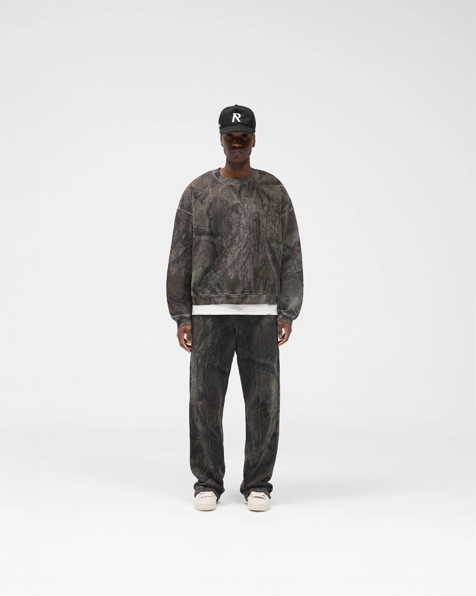 Initial Overdye Realtree® Boxy Sweater - Overdyed Black - Image 6