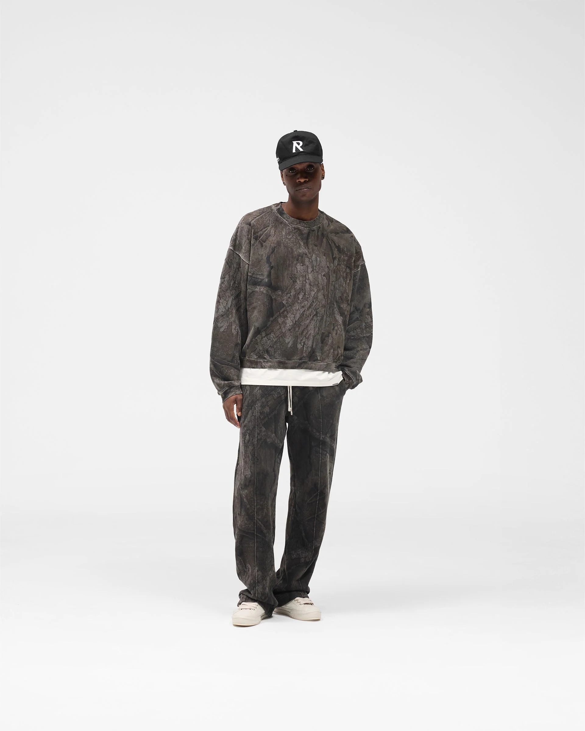 Initial Overdye Realtree® Boxy Sweater - Overdyed Black - Image 7