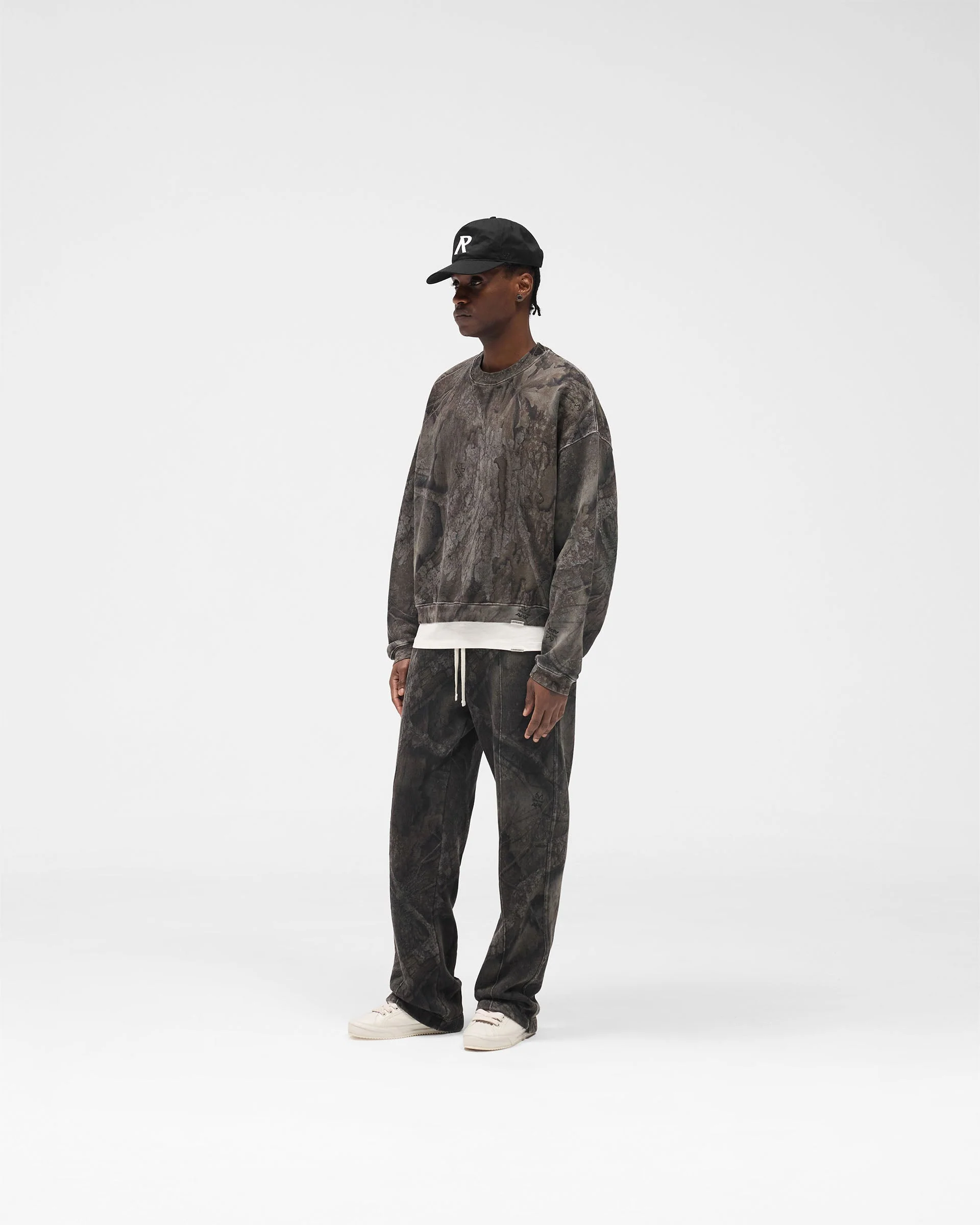 Initial Overdye Realtree® Boxy Sweater - Overdyed Black - Image 8