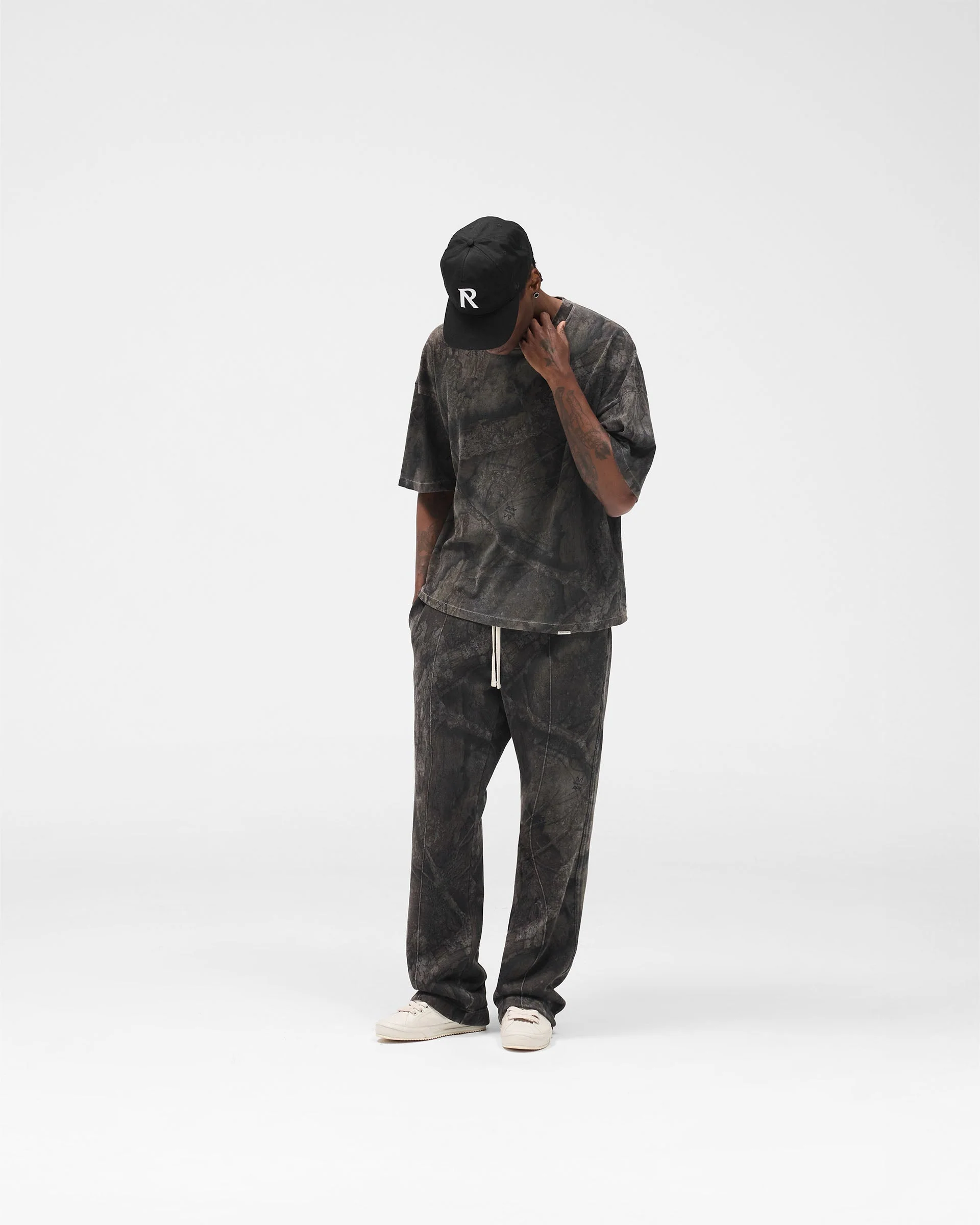 Initial Overdye Realtree® Boxy T-Shirt - Overdyed Black - Image 11