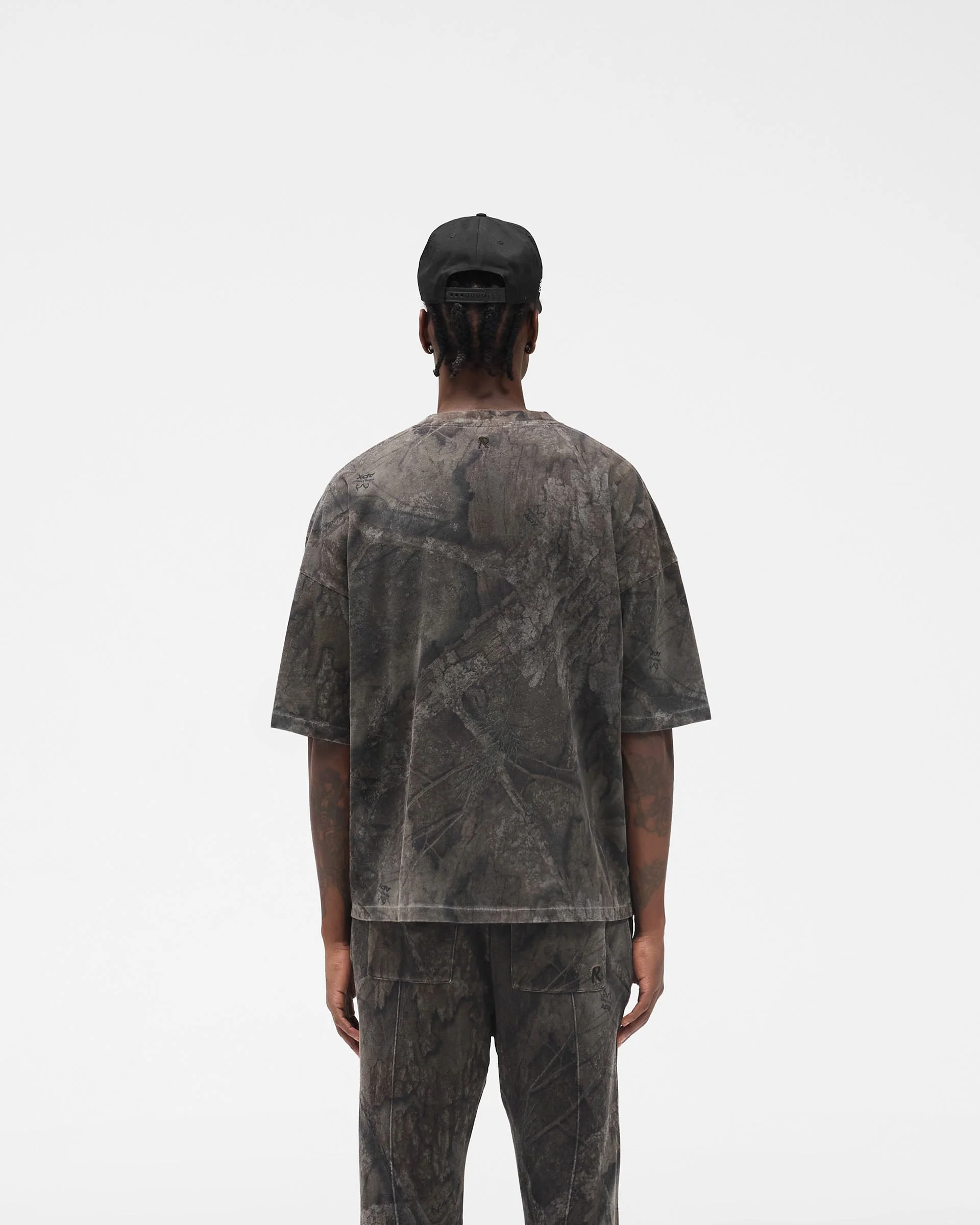 Initial Overdye Realtree® Boxy T-Shirt - Overdyed Black - Image 6