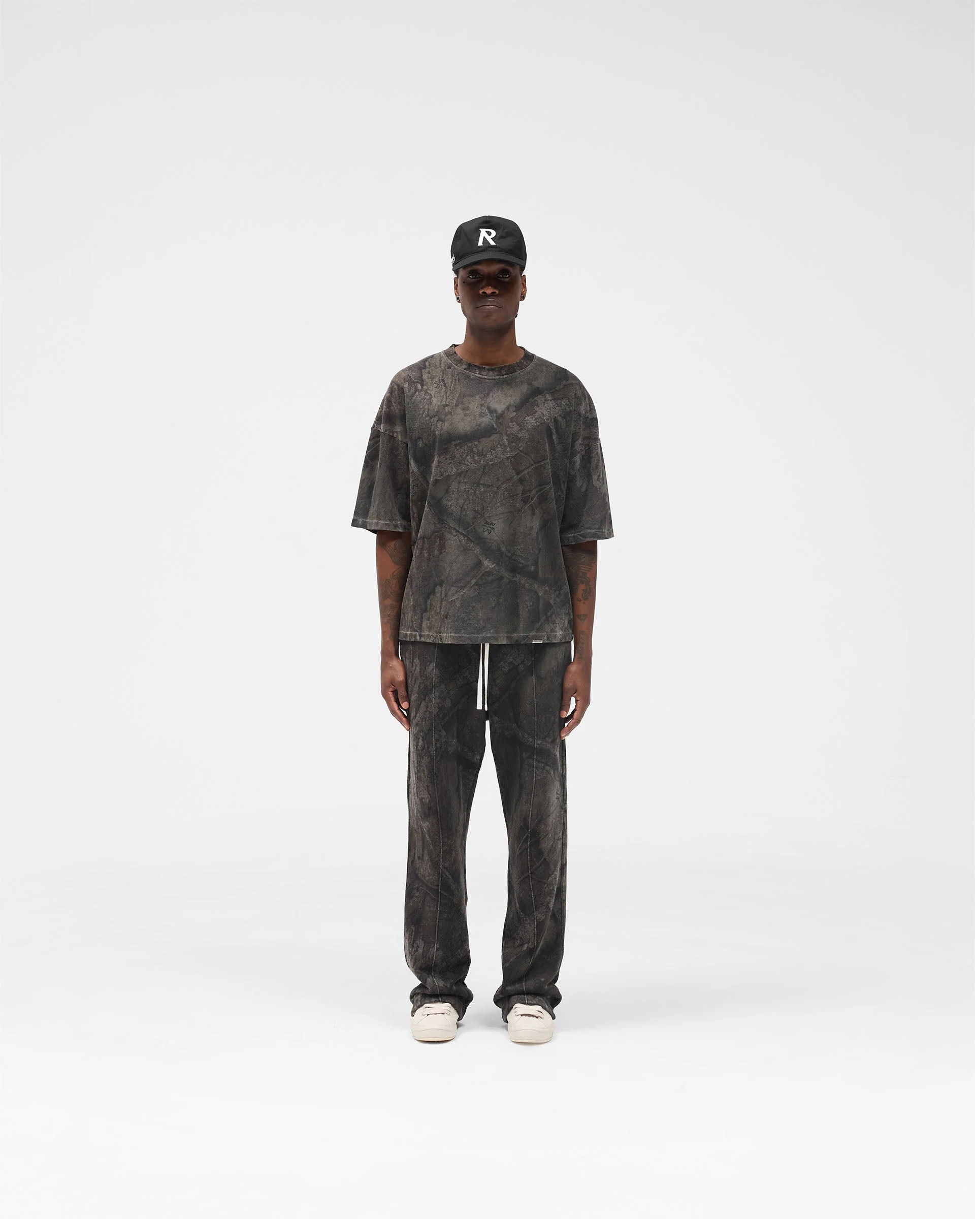 Initial Overdye Realtree® Boxy T-Shirt - Overdyed Black - Image 7