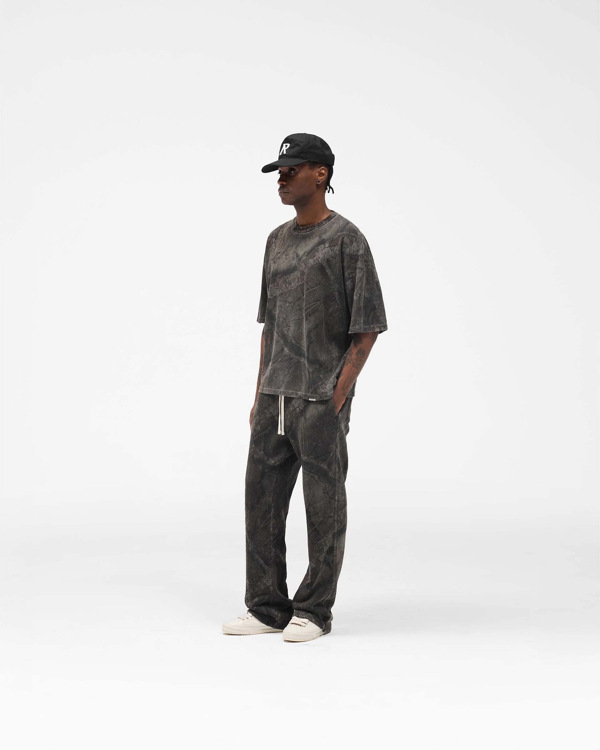 Initial Overdye Realtree® Boxy T-Shirt - Overdyed Black - Image 8