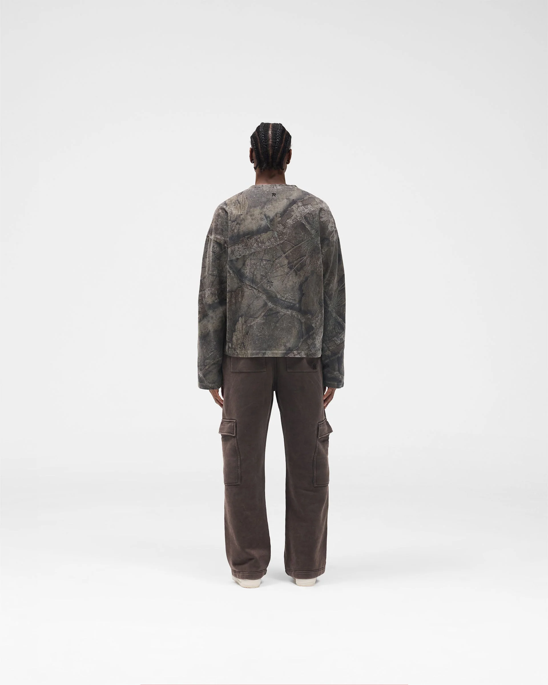 Initial Overdye Realtree® Long Sleeve T-Shirt - Overdyed Black - Image 11