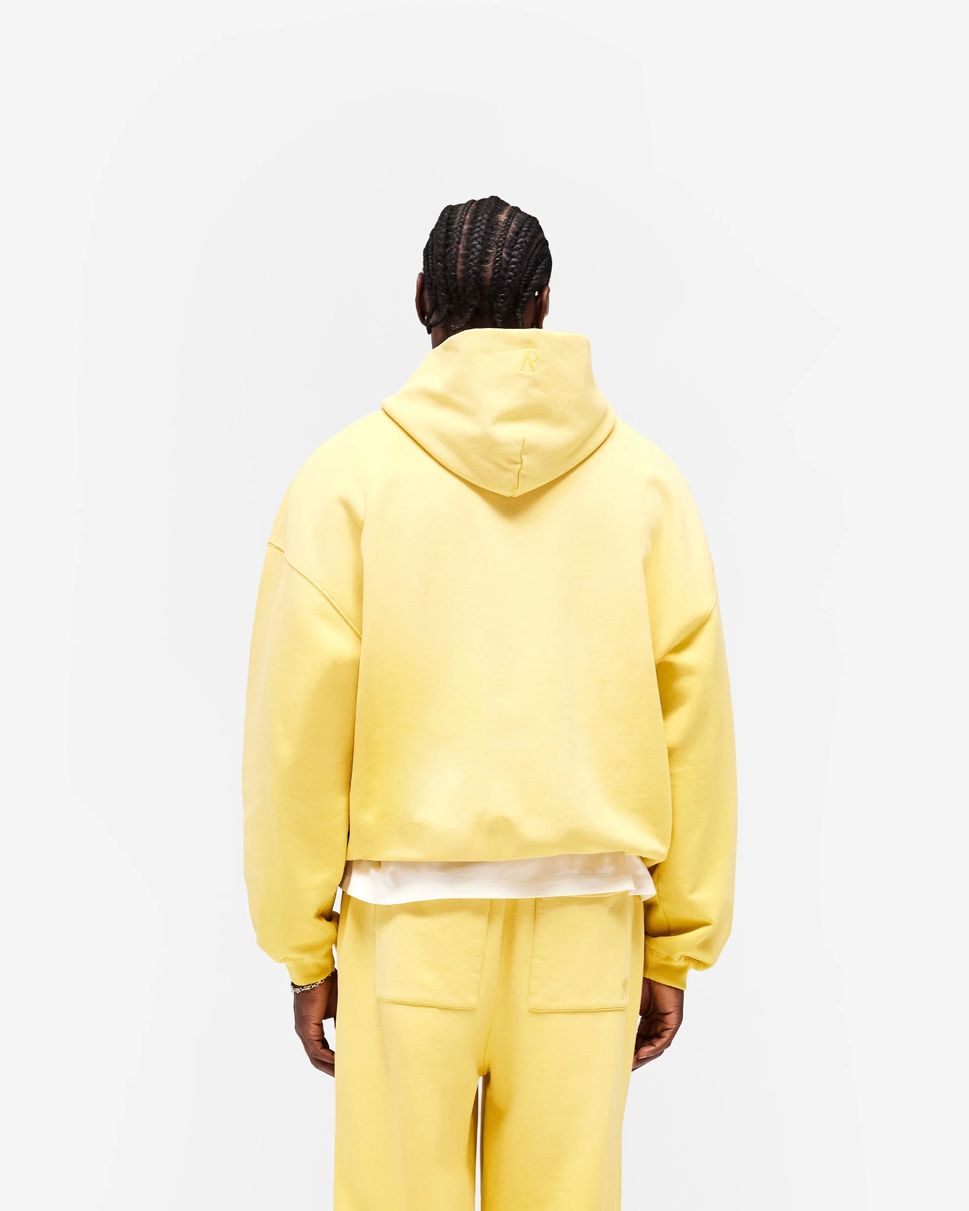 Initial Oversized Hoodie - Canary Yellow - Image 5