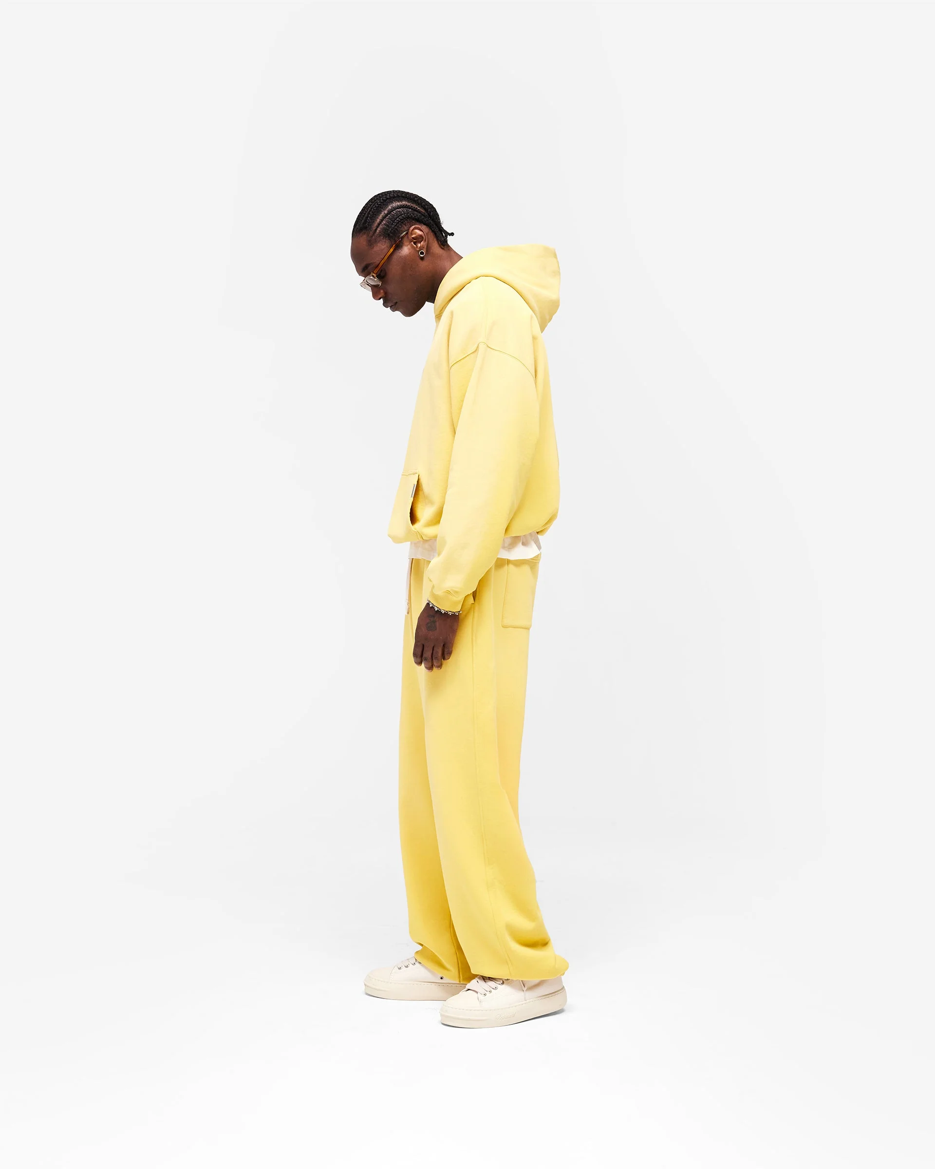 Initial Oversized Hoodie - Canary Yellow - Image 8