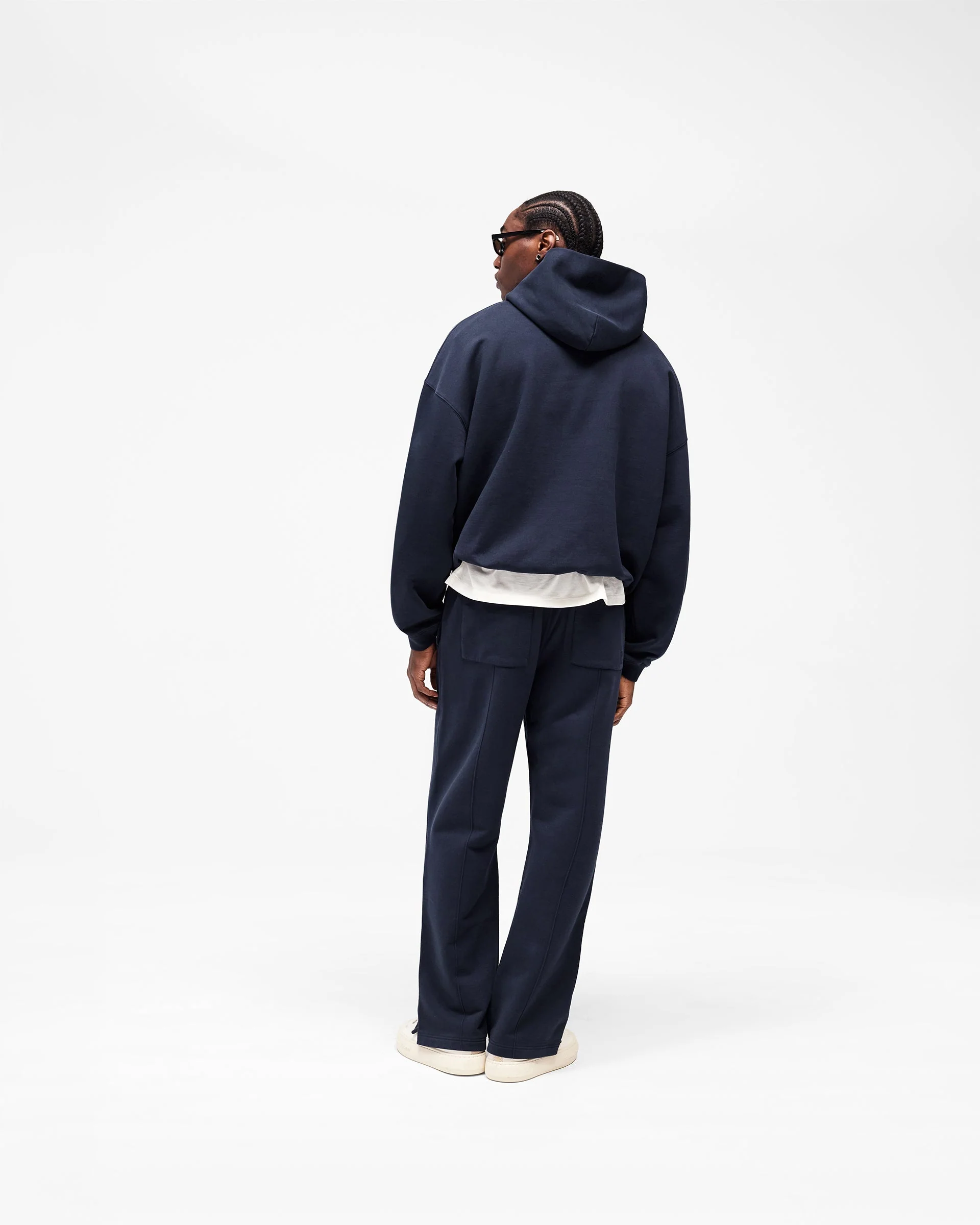 Initial Oversized Hoodie - Midnight Navy - Image 12