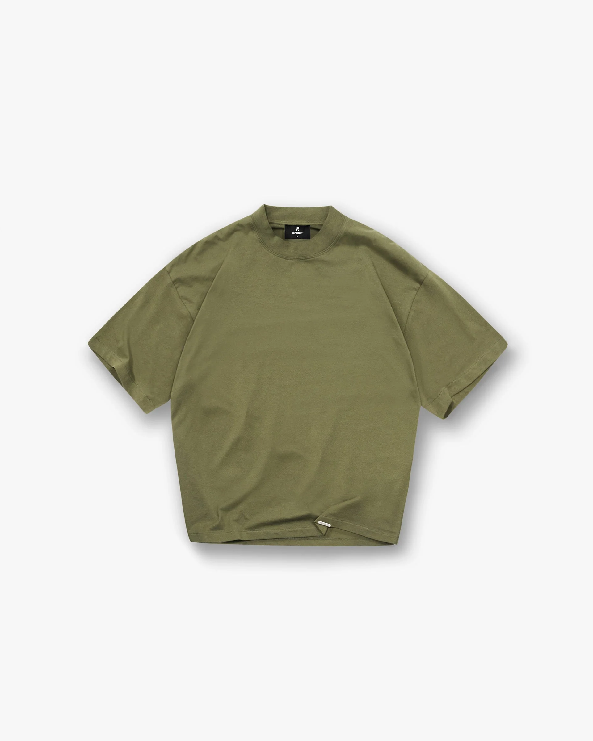 Initial Oversized T-Shirt - Army Green - Image 4