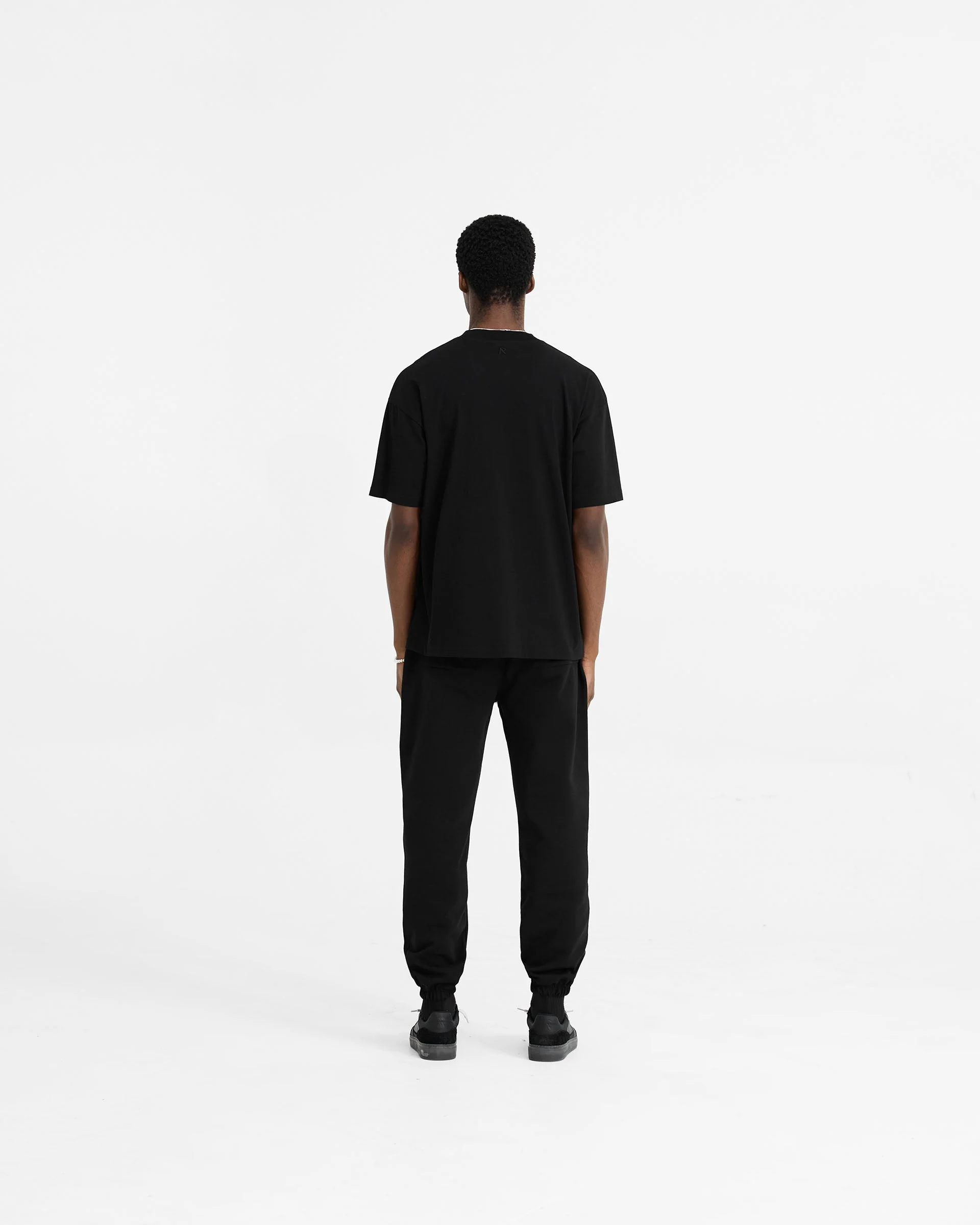 Initial Oversized T-Shirt - Black - Image 7