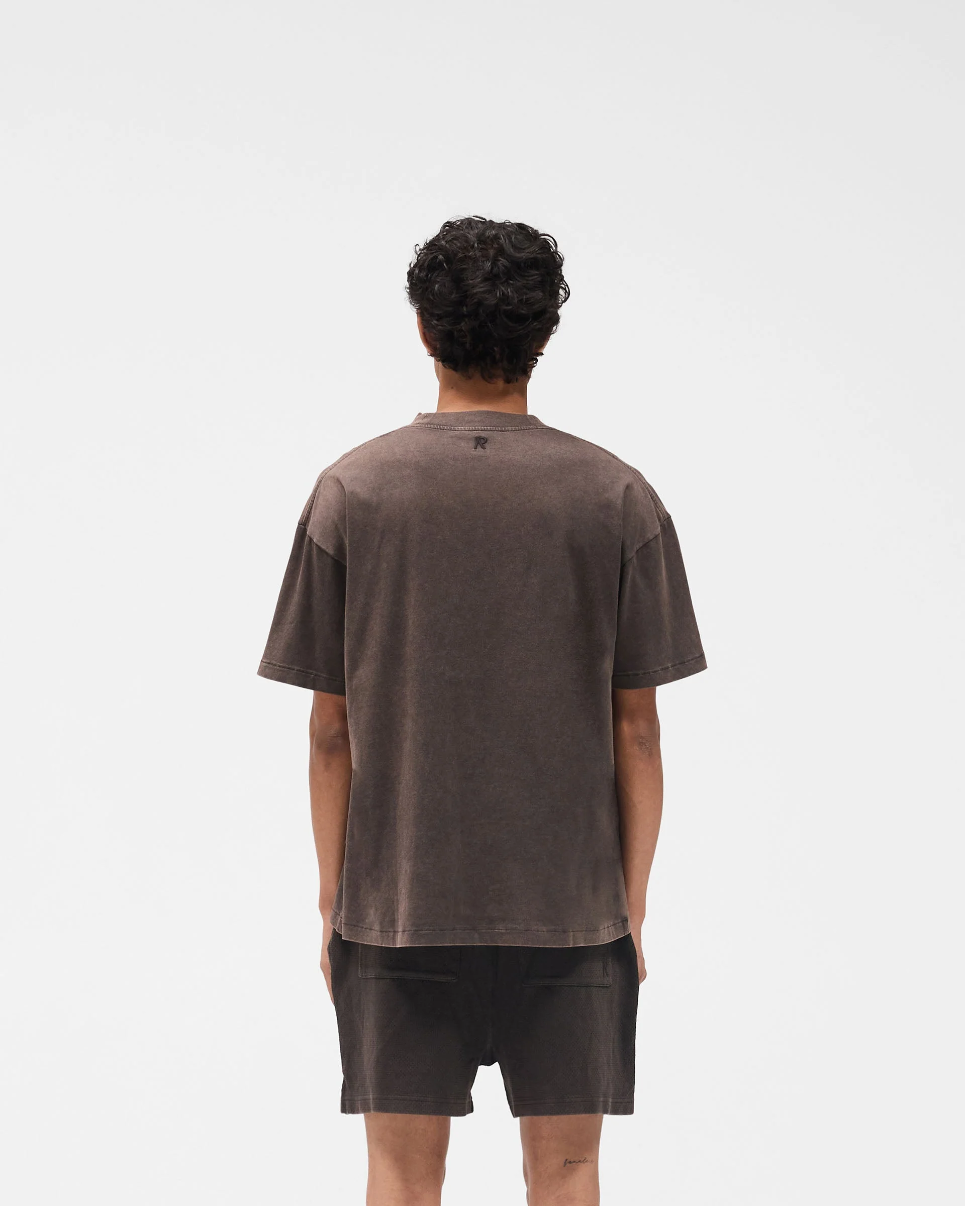 Initial Oversized T-Shirt - Coffee - Image 5