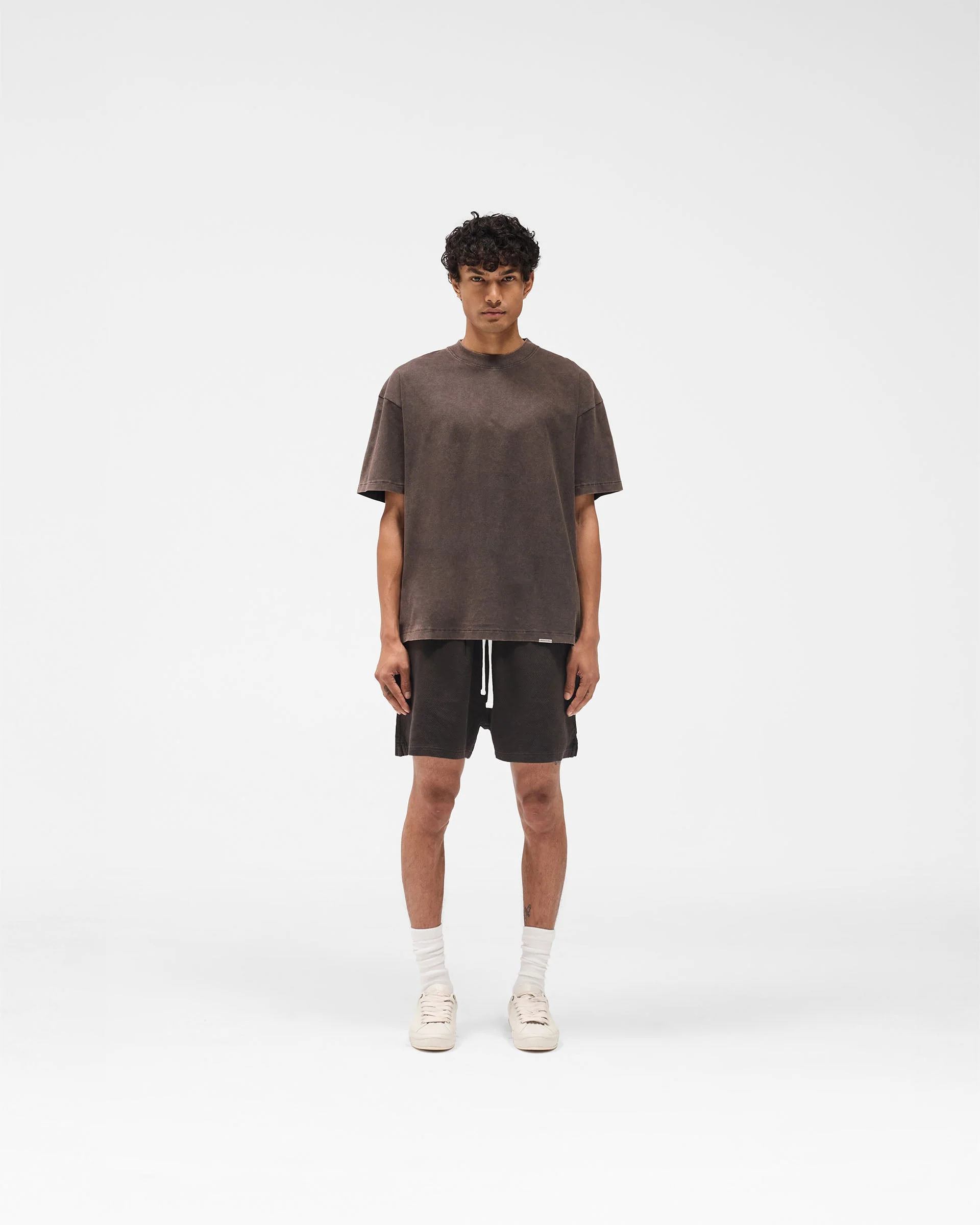 Initial Oversized T-Shirt - Coffee - Image 6