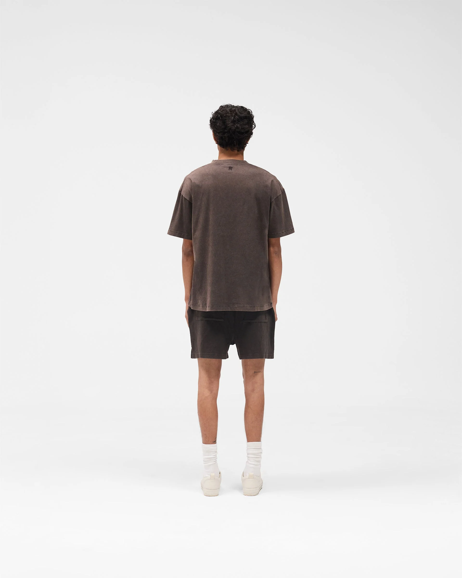 Initial Oversized T-Shirt - Coffee - Image 9