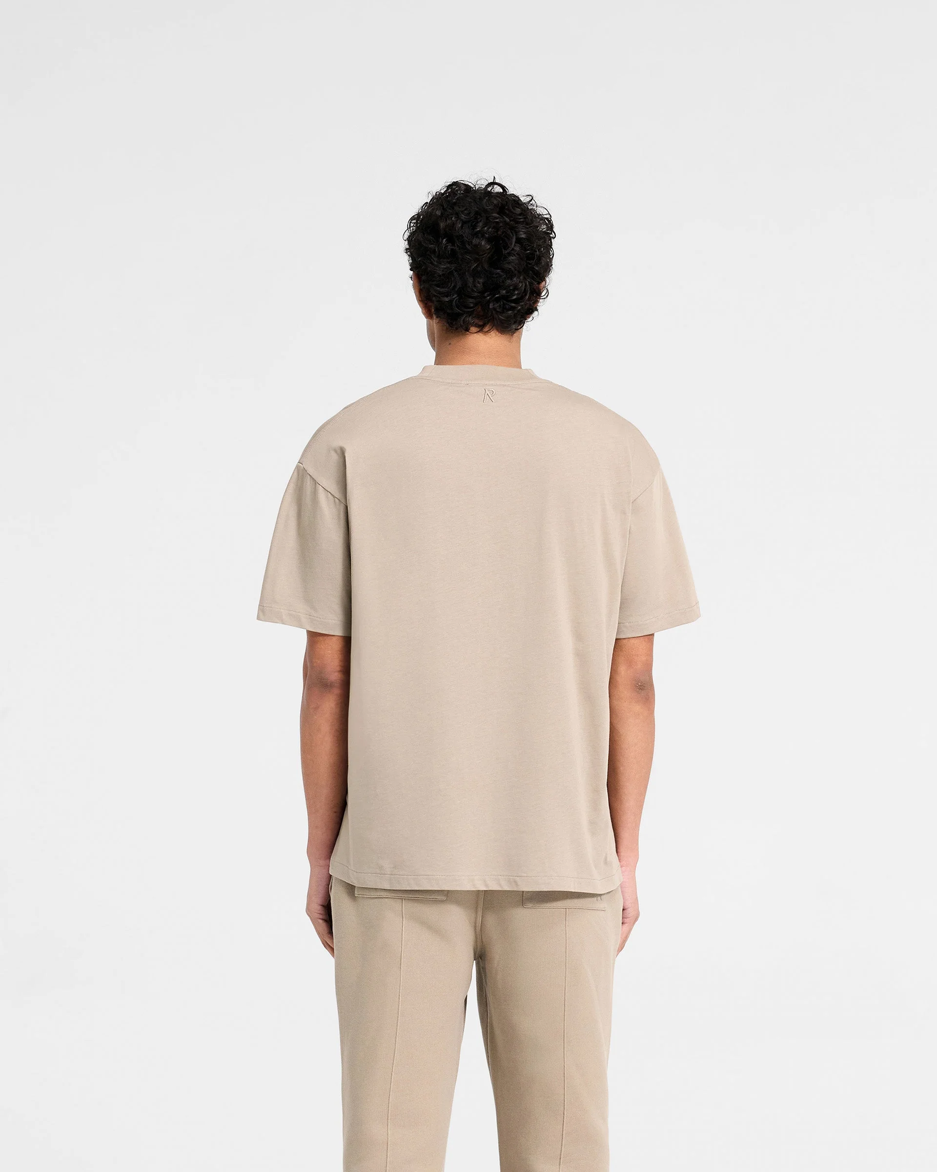 Initial Oversized T-Shirt - Dune - Image 4