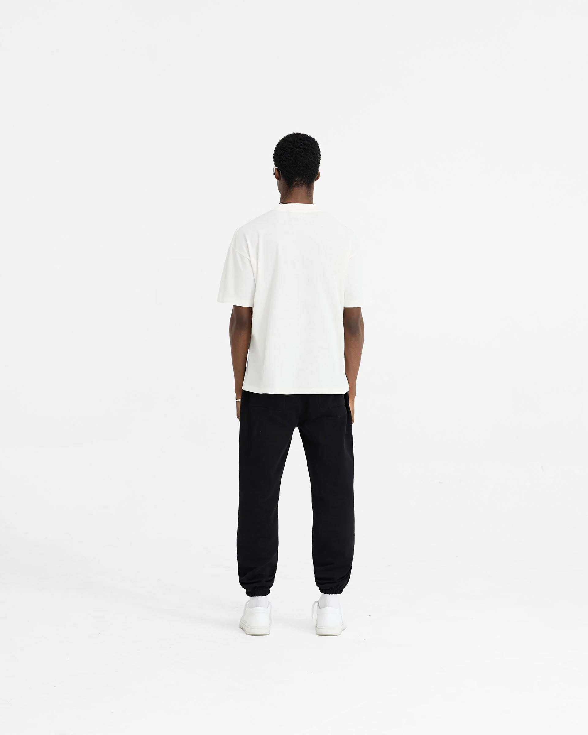 Initial Oversized T-Shirt - Flat White - Image 7
