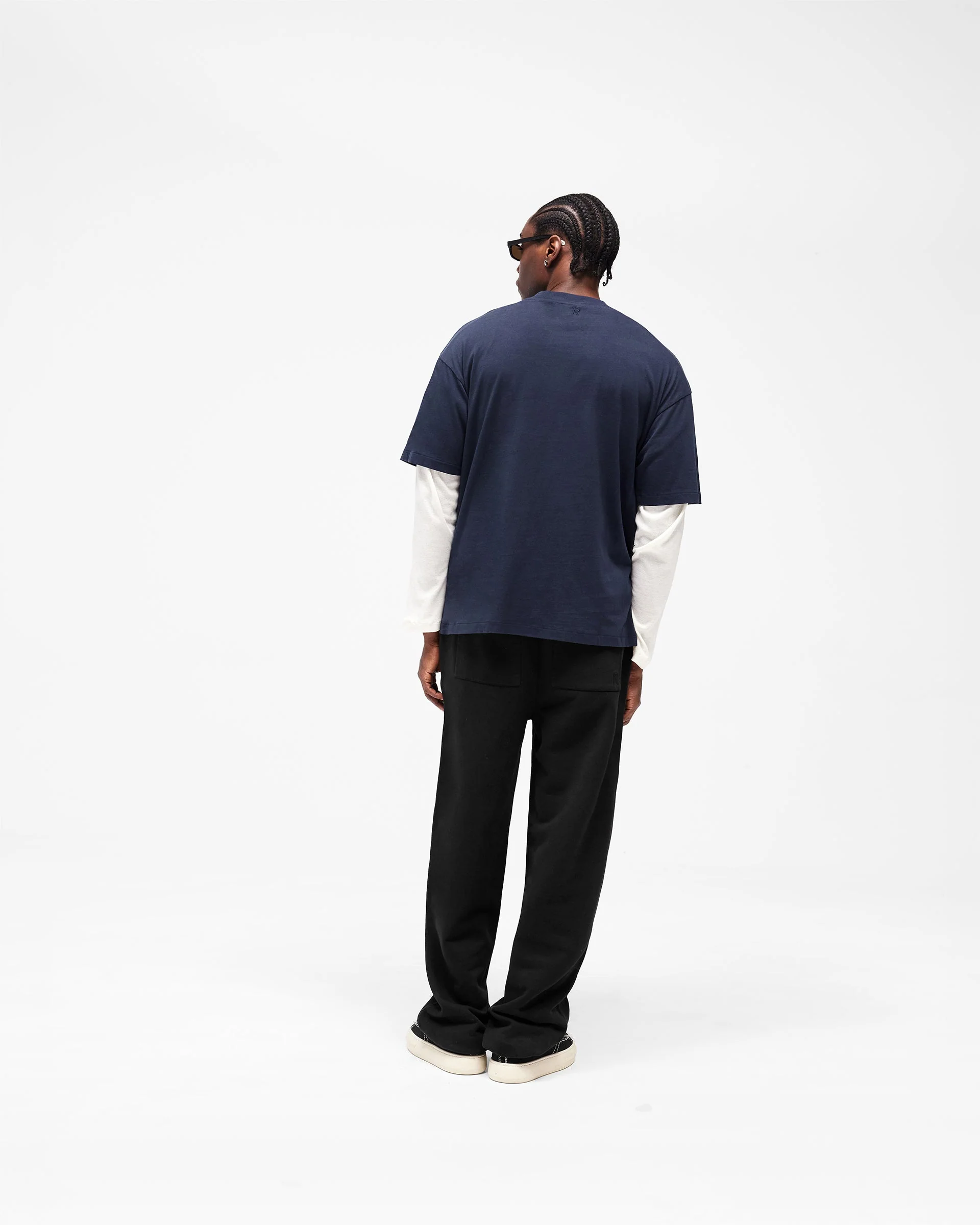 Initial Oversized T-Shirt - Midnight Navy - Image 11