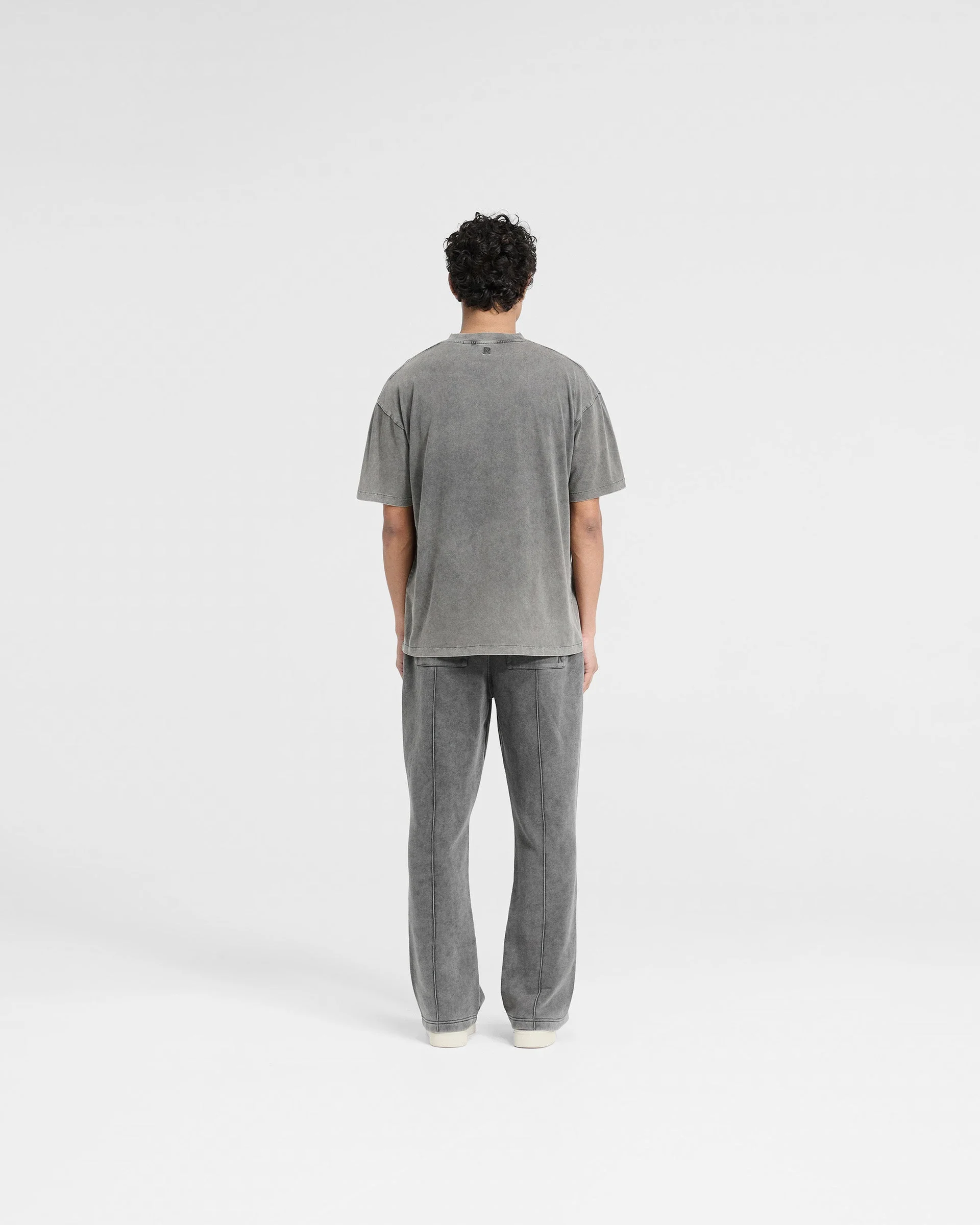 Initial Oversized T-Shirt - Vintage Grey - Image 7