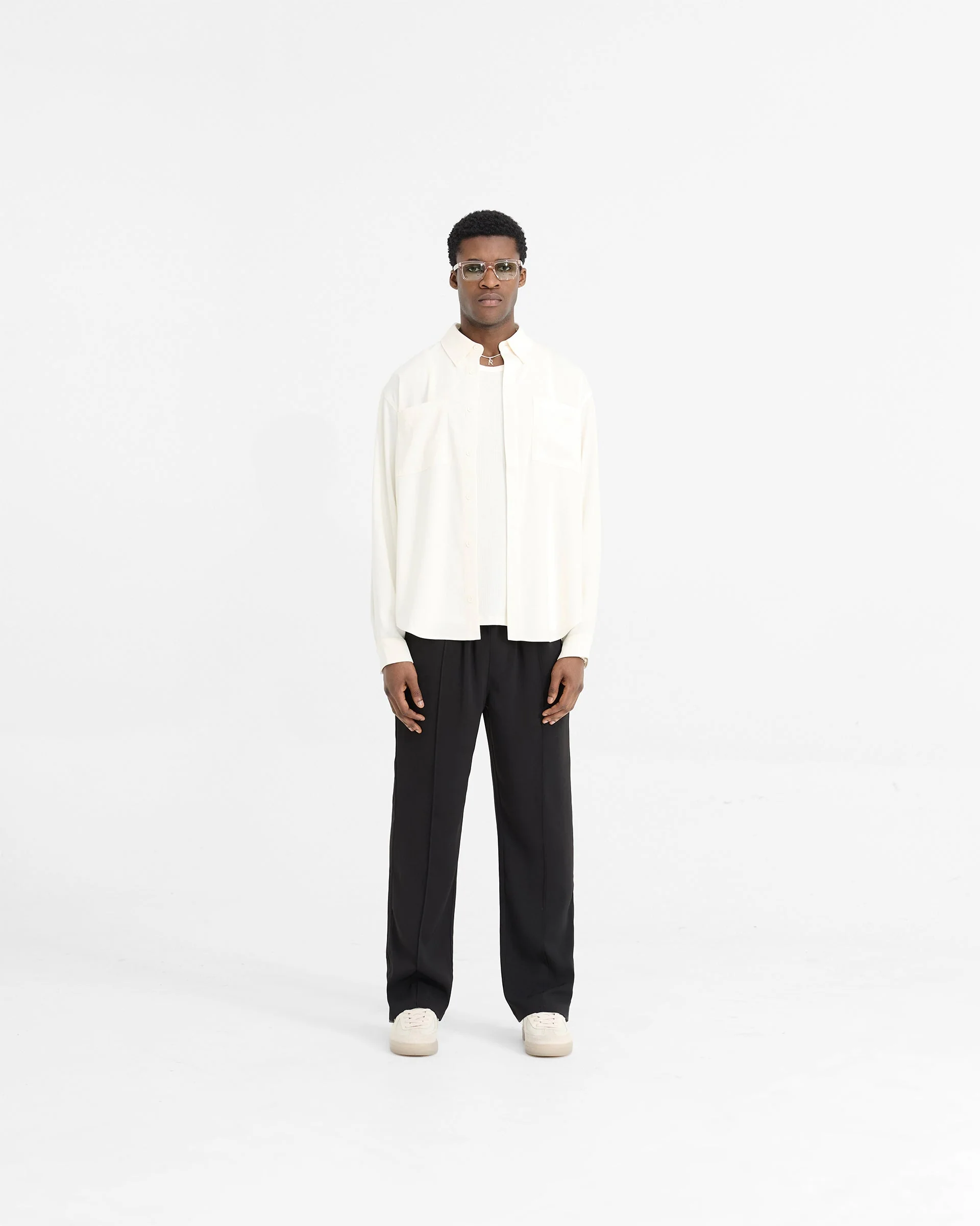 Initial Shirt - Flat White - Image 6