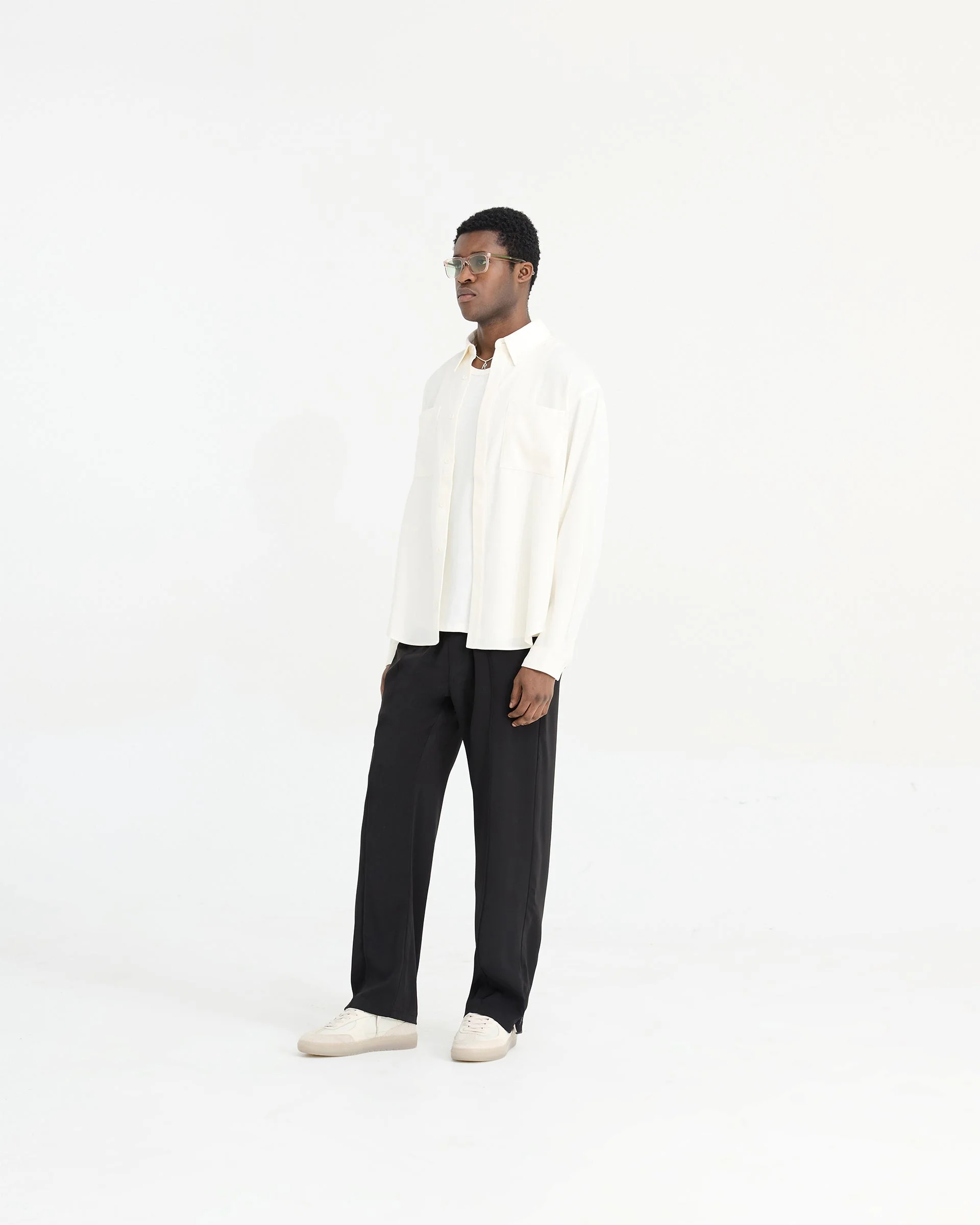 Initial Shirt - Flat White - Image 7