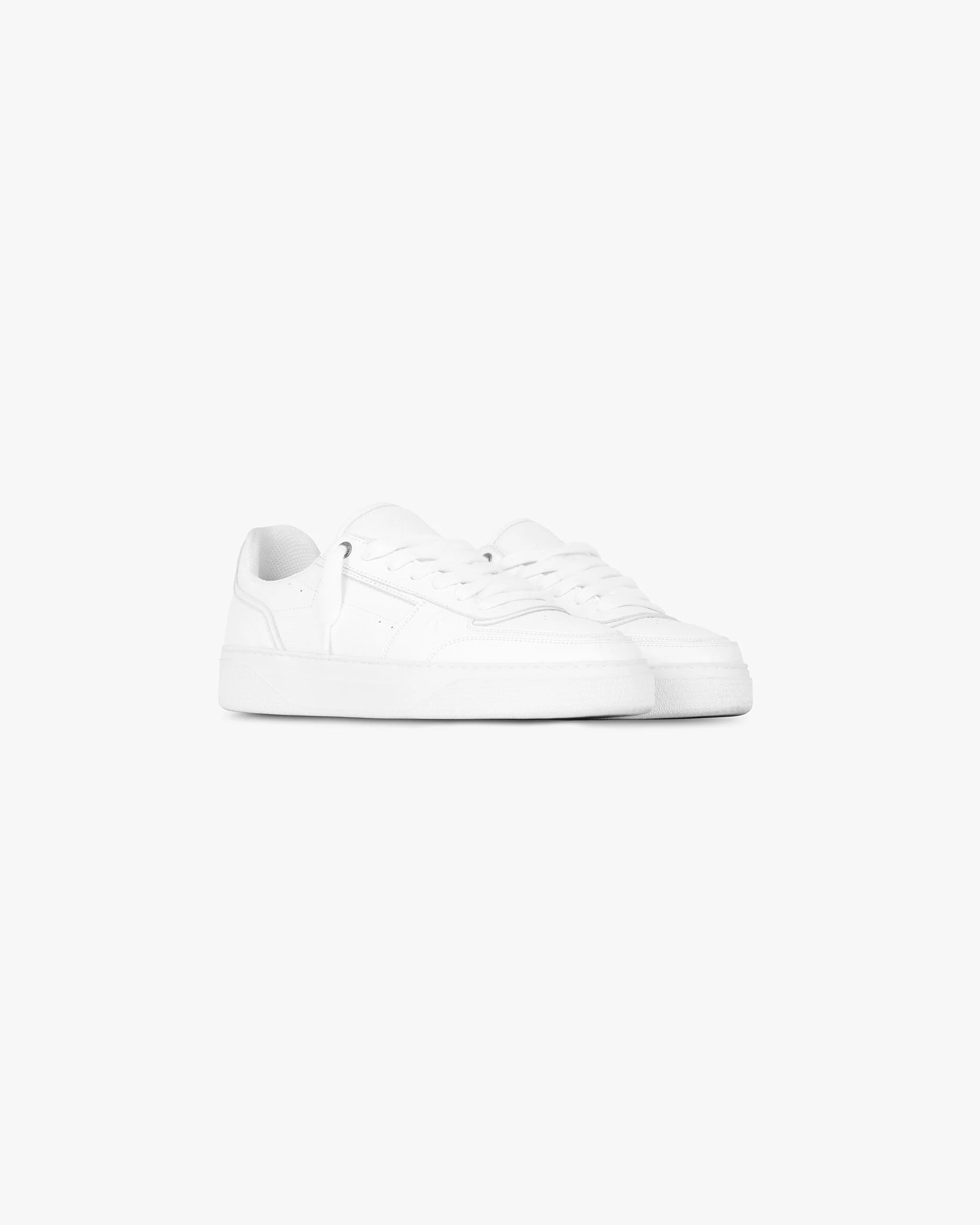 Initial Sneaker - Leather - Flat White - Image 2
