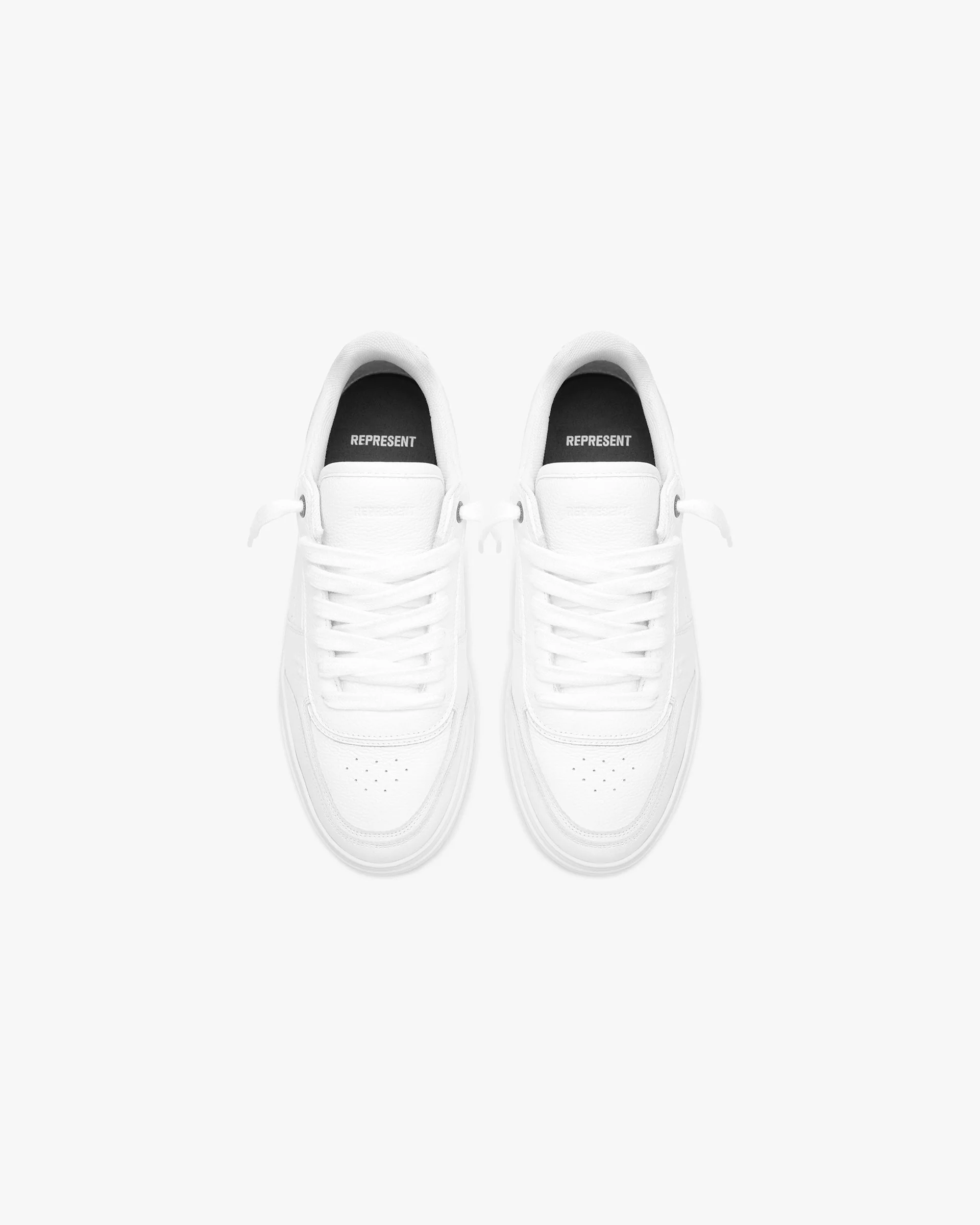 Initial Sneaker - Leather - Flat White - Image 5