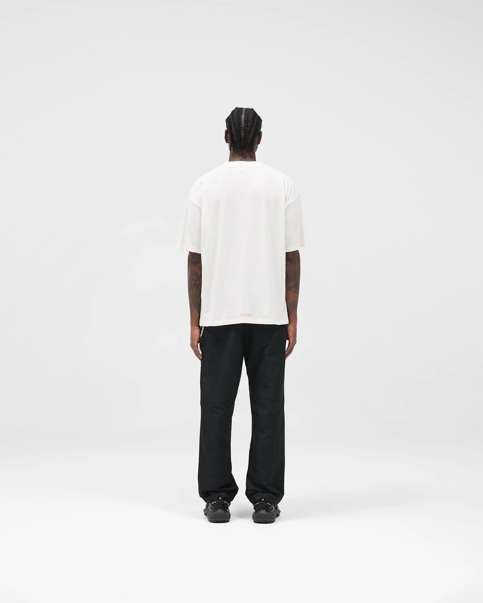 Initial Star T-Shirt - Flat White - Image 7
