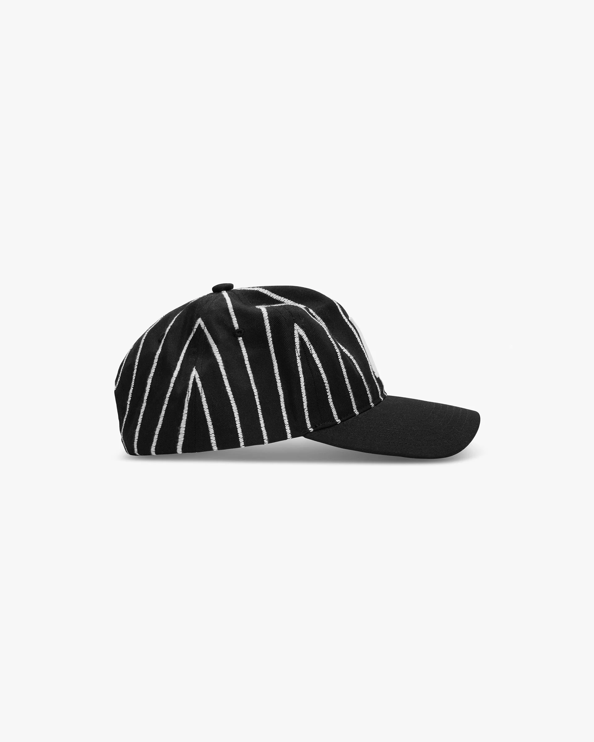Initial Stripe Cap - Jet Black - Image 2