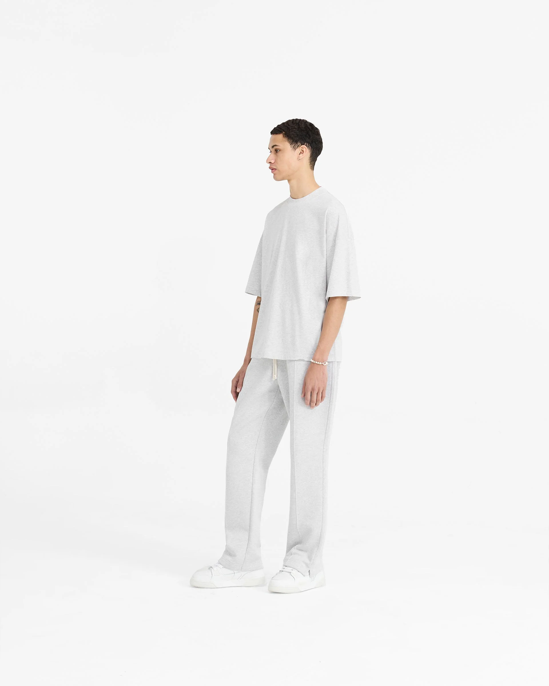 Initial Sweatpant - Ice Grey Marl - Image 7