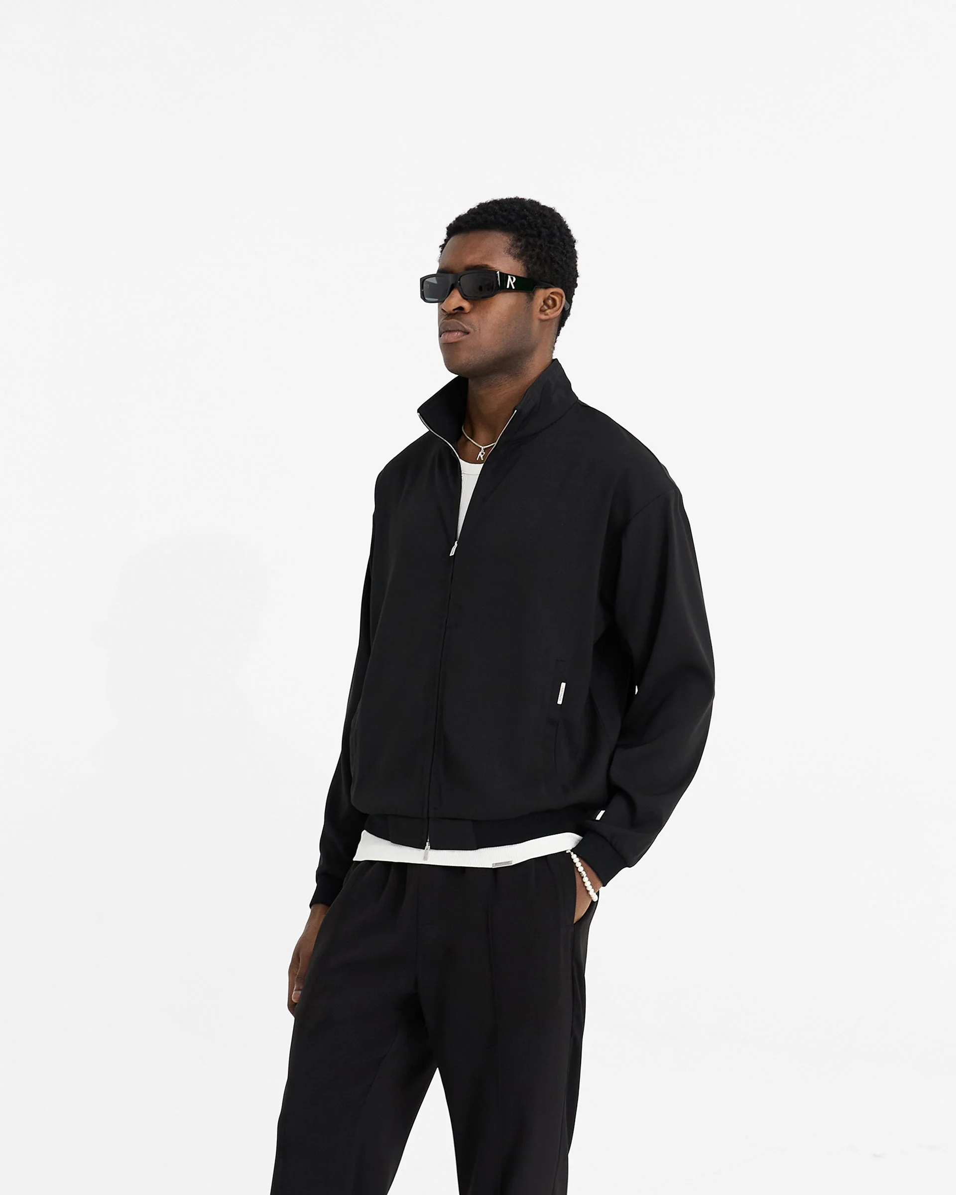 Initial Track Jacket - Black - Image 2