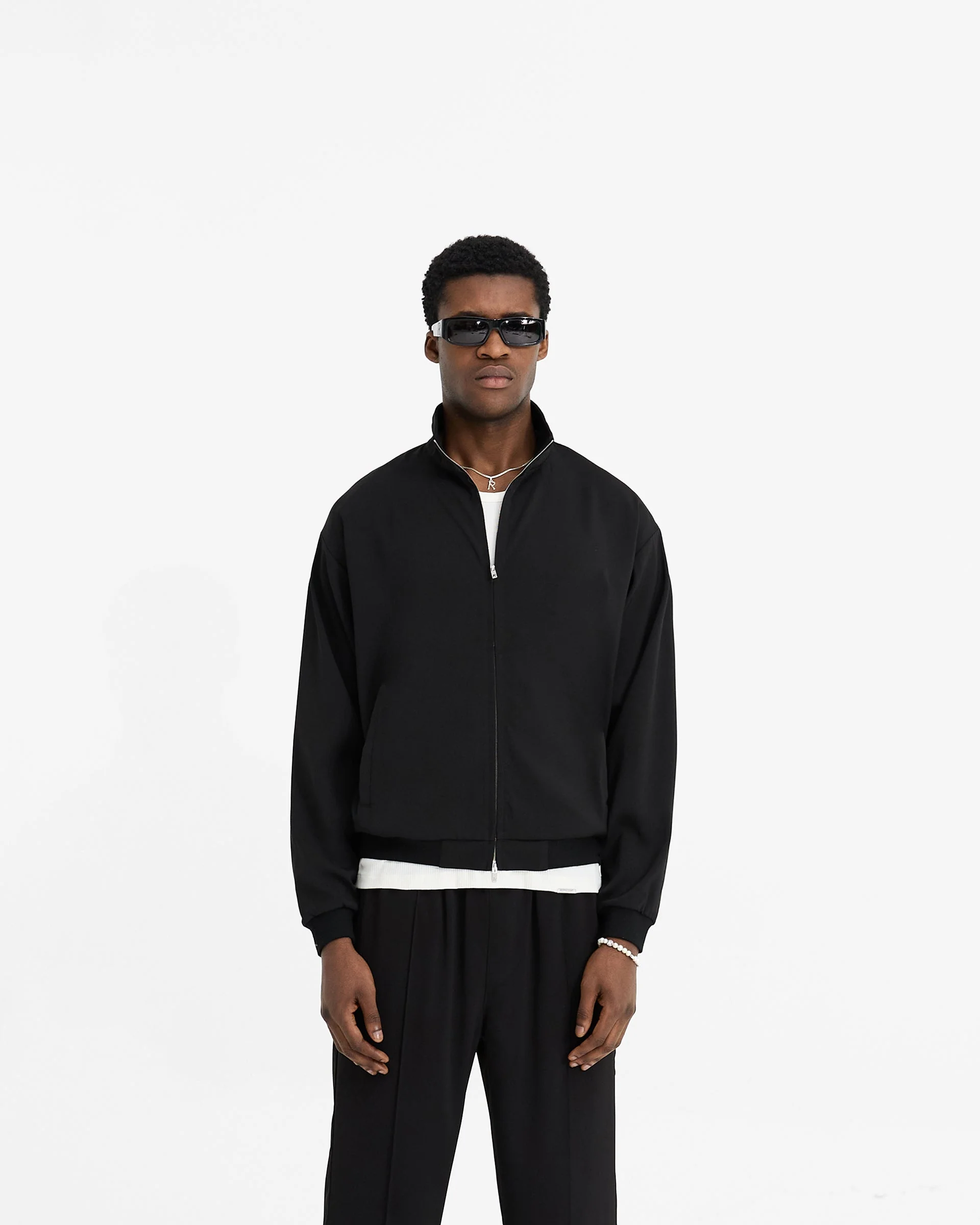Initial Track Jacket - Black - Image 3