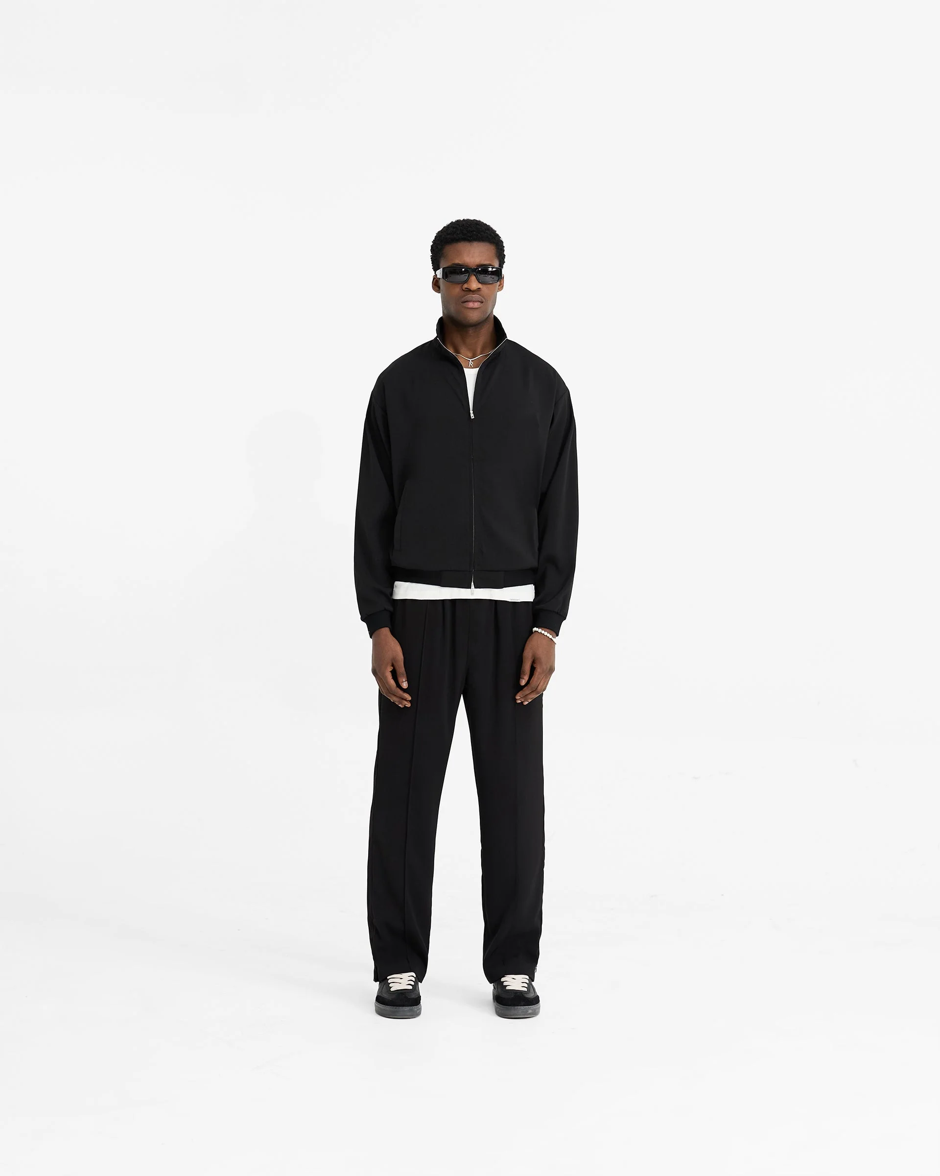 Initial Track Jacket - Black - Image 5