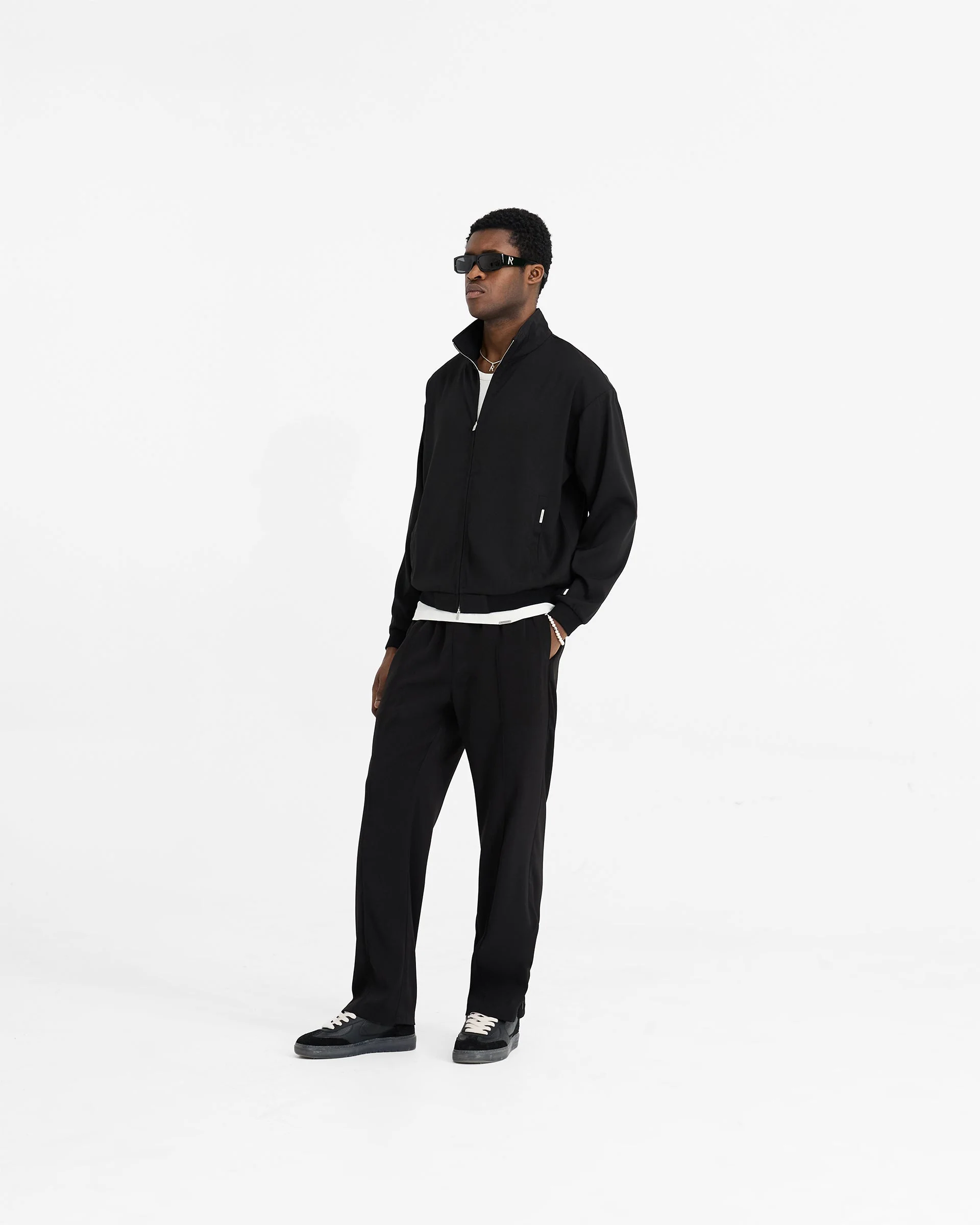 Initial Track Jacket - Black - Image 6