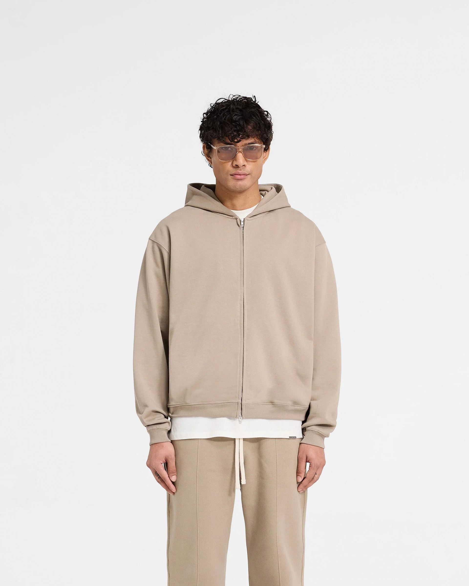 Initial Zip Hoodie - Dune - Image 3