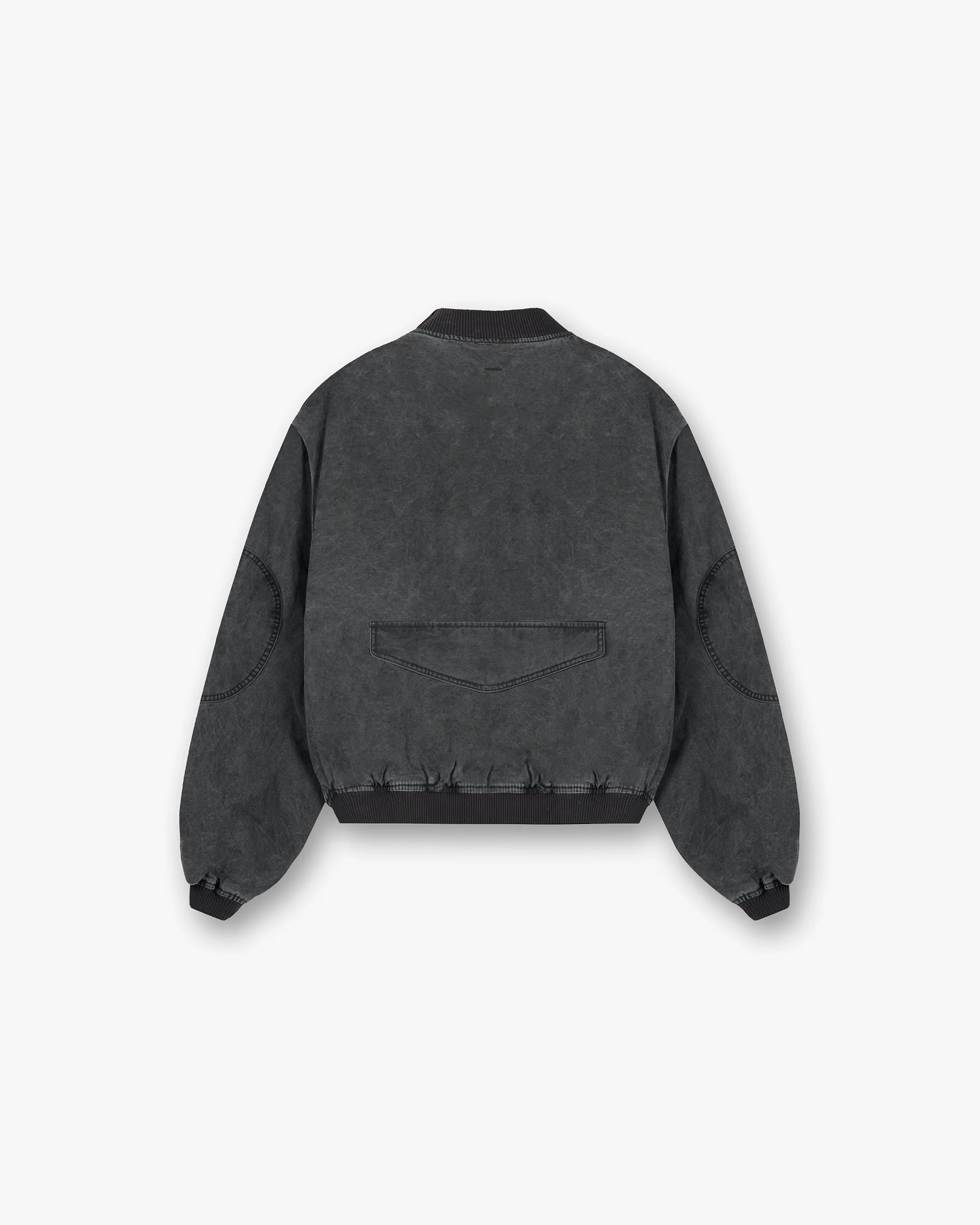 Inset Sleeve Bomber - Stained Black - Image 2