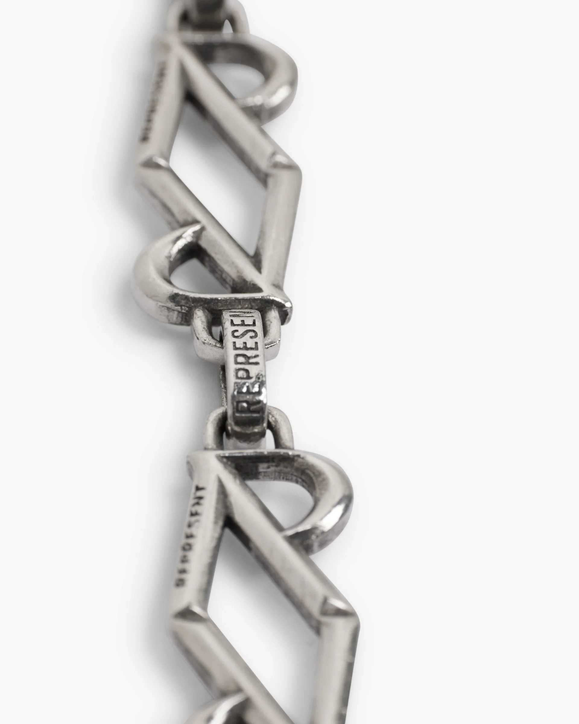 Initial Chain Necklace - Silver - Image 3