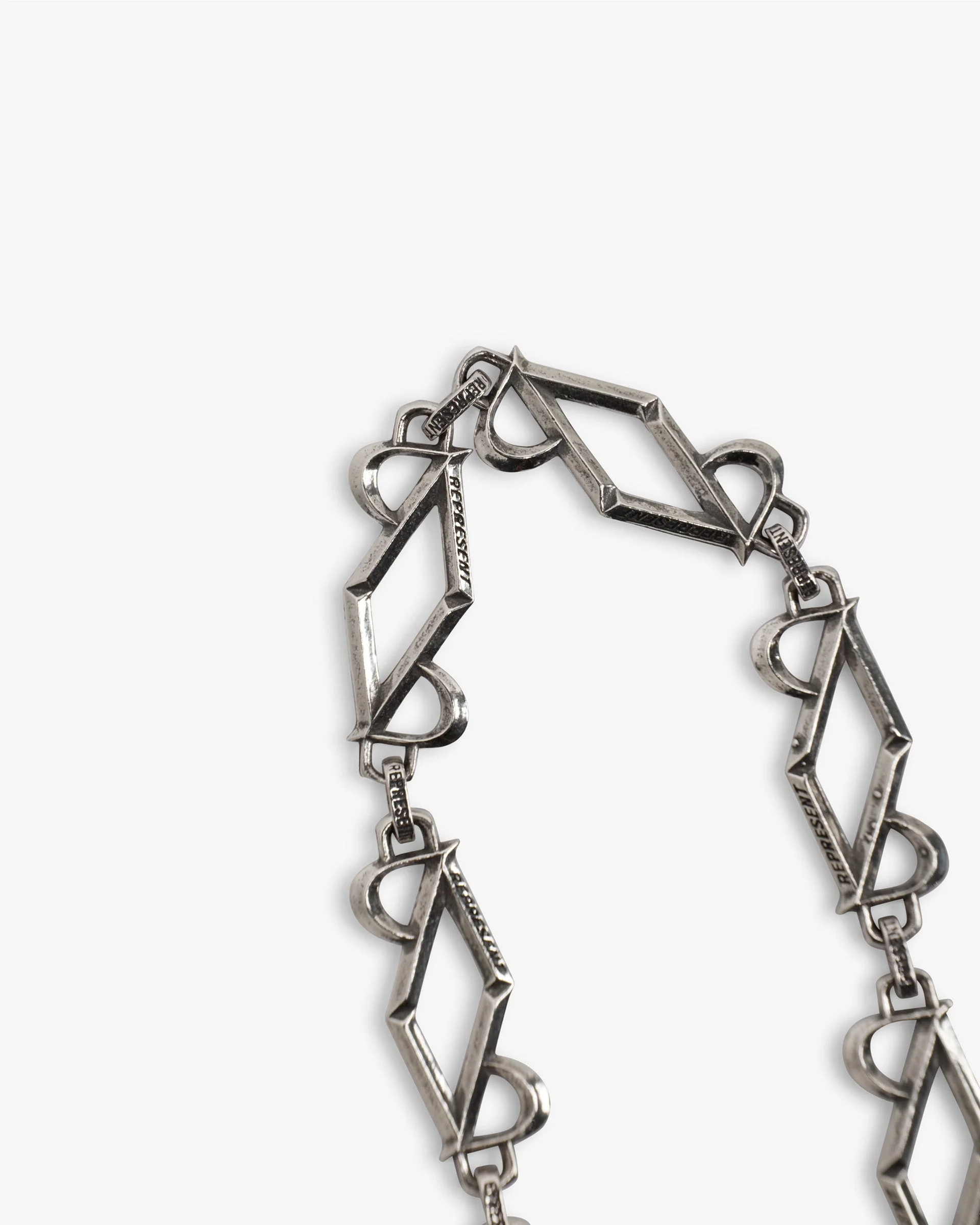 Initial Chain Necklace - Silver - Image 4