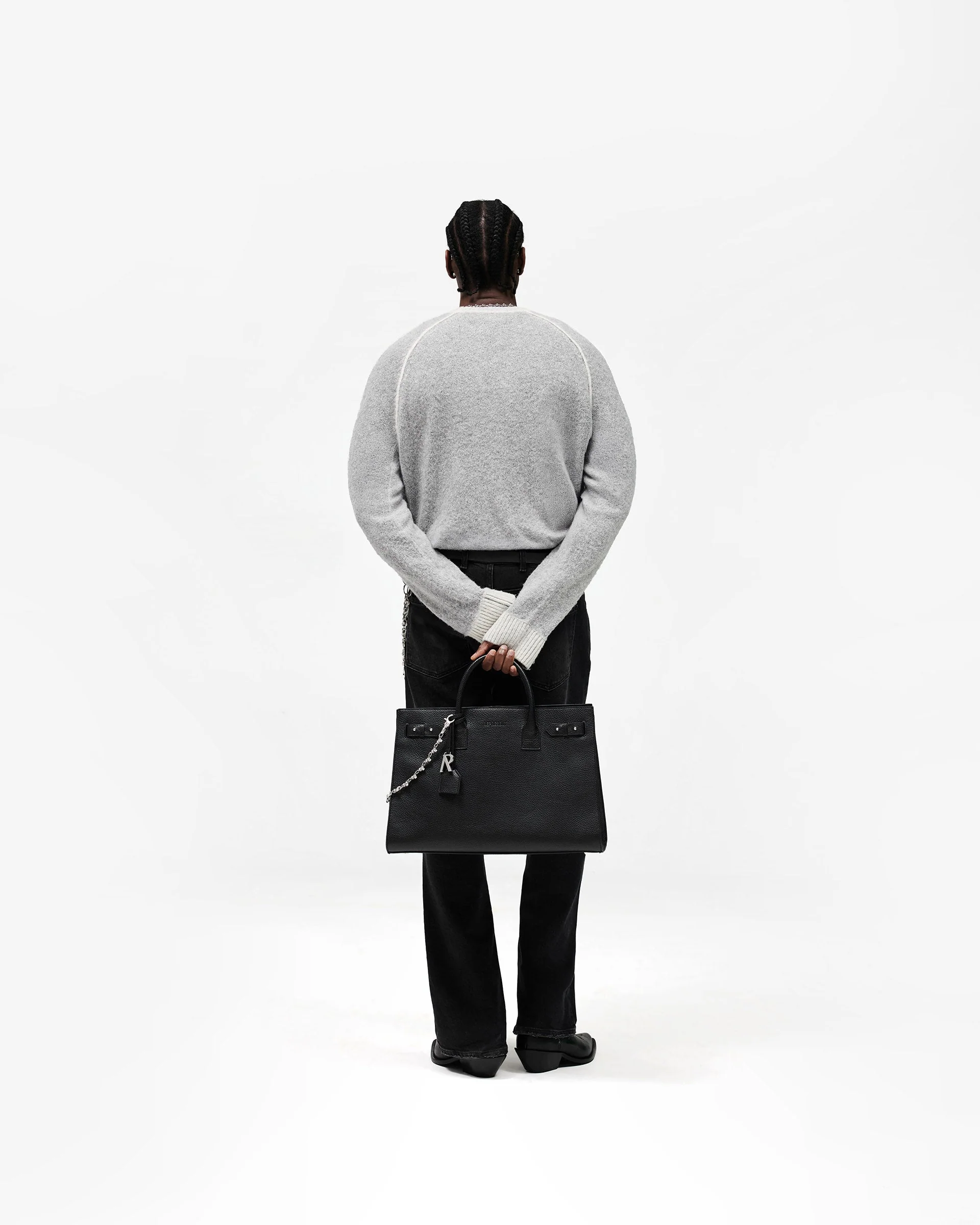 Kick Flare Denim - Aged Black - Image 10