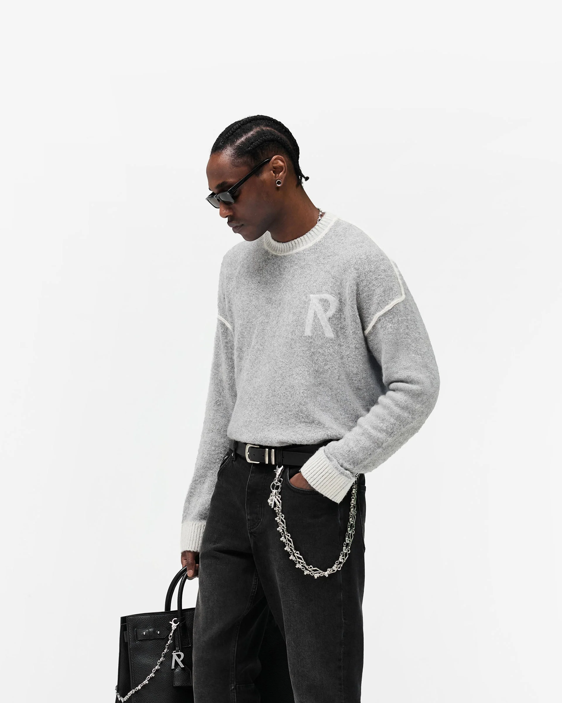 Laurel Knit Sweater - Sun Fade Grey - Image 2