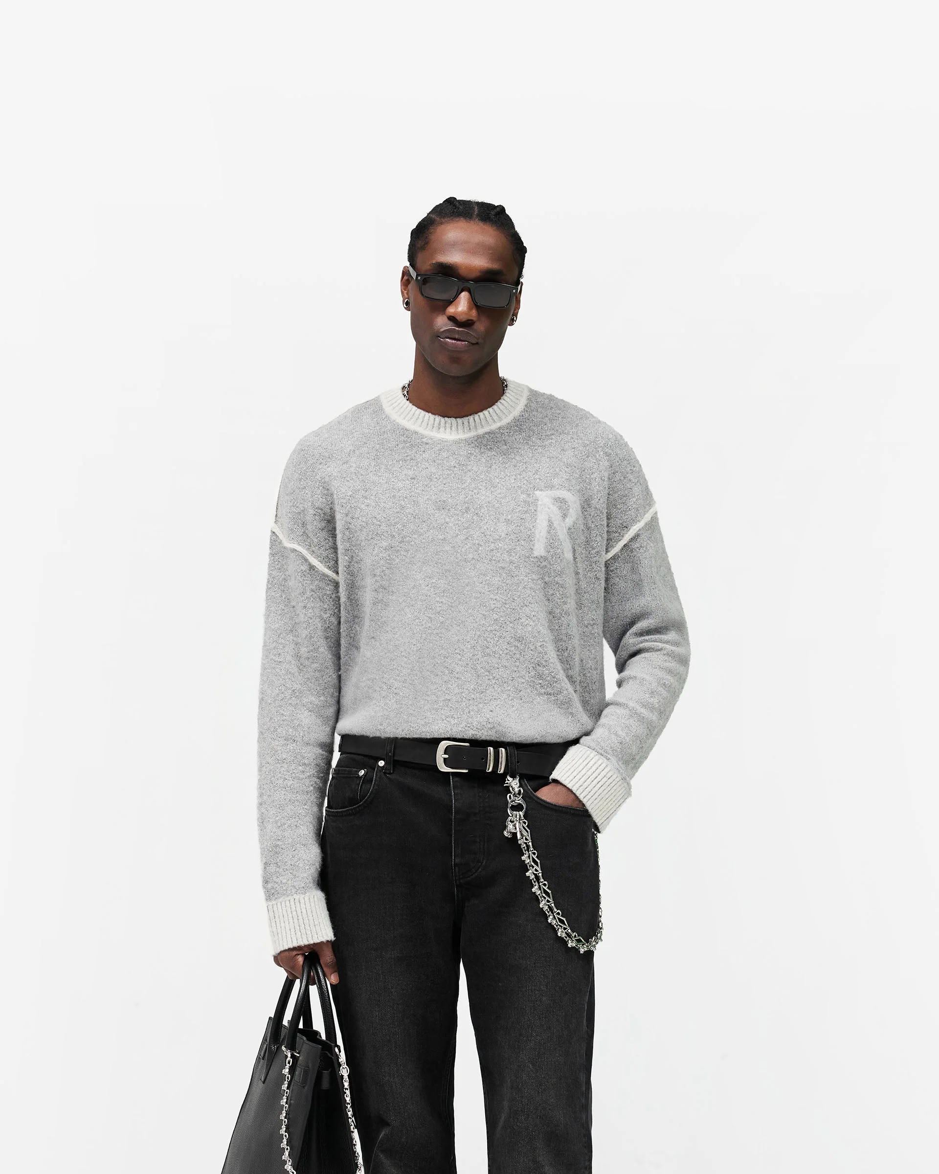 Laurel Knit Sweater - Sun Fade Grey - Image 3
