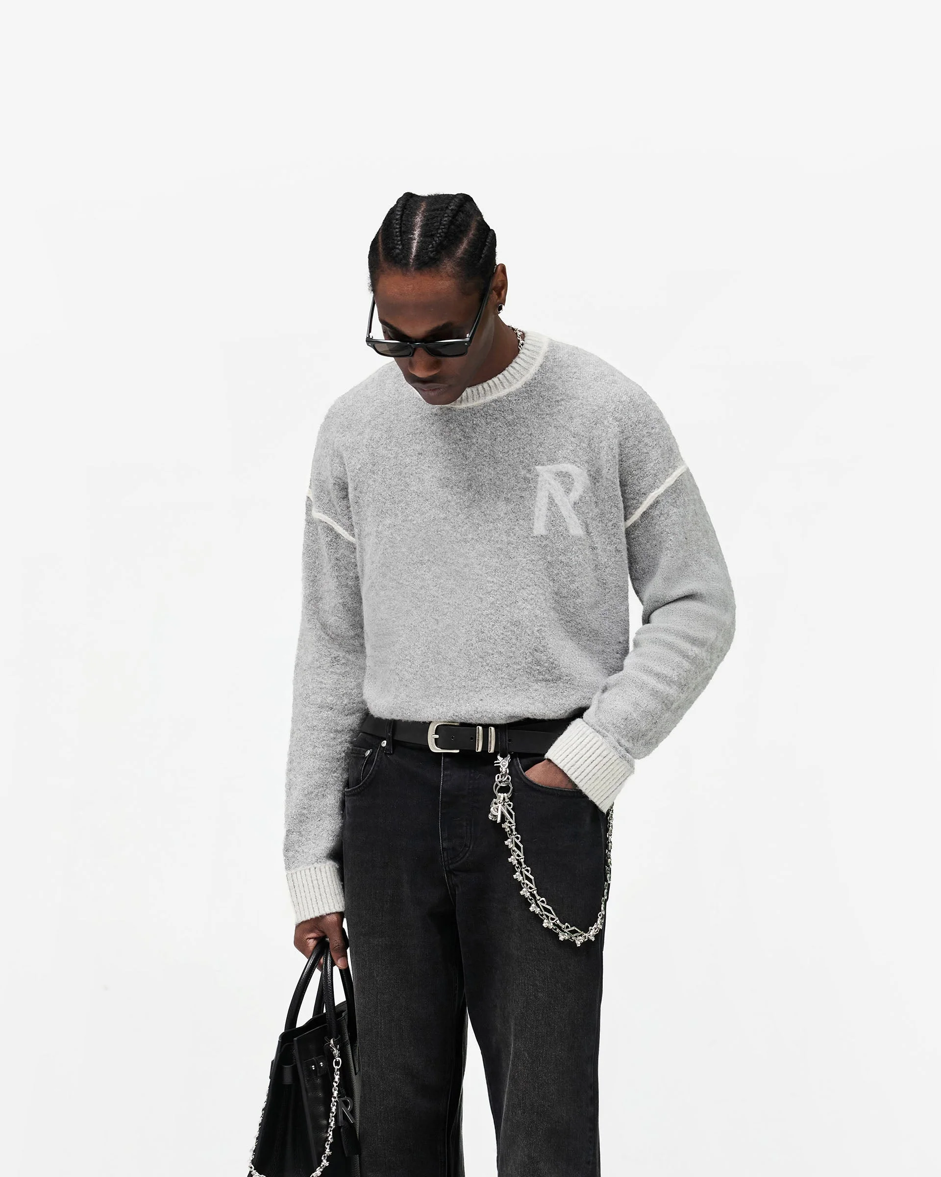 Laurel Knit Sweater - Sun Fade Grey - Image 4