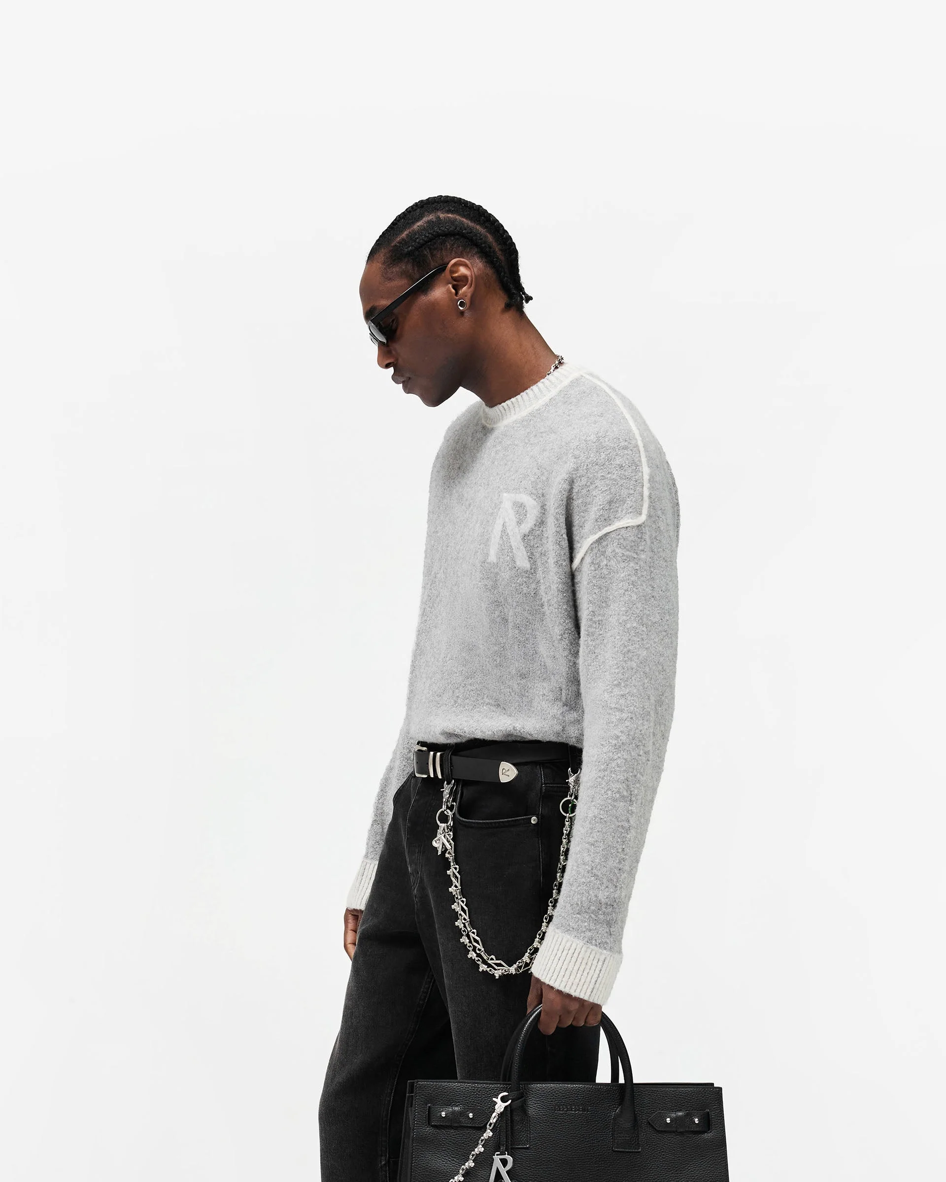 Laurel Knit Sweater - Sun Fade Grey - Image 5