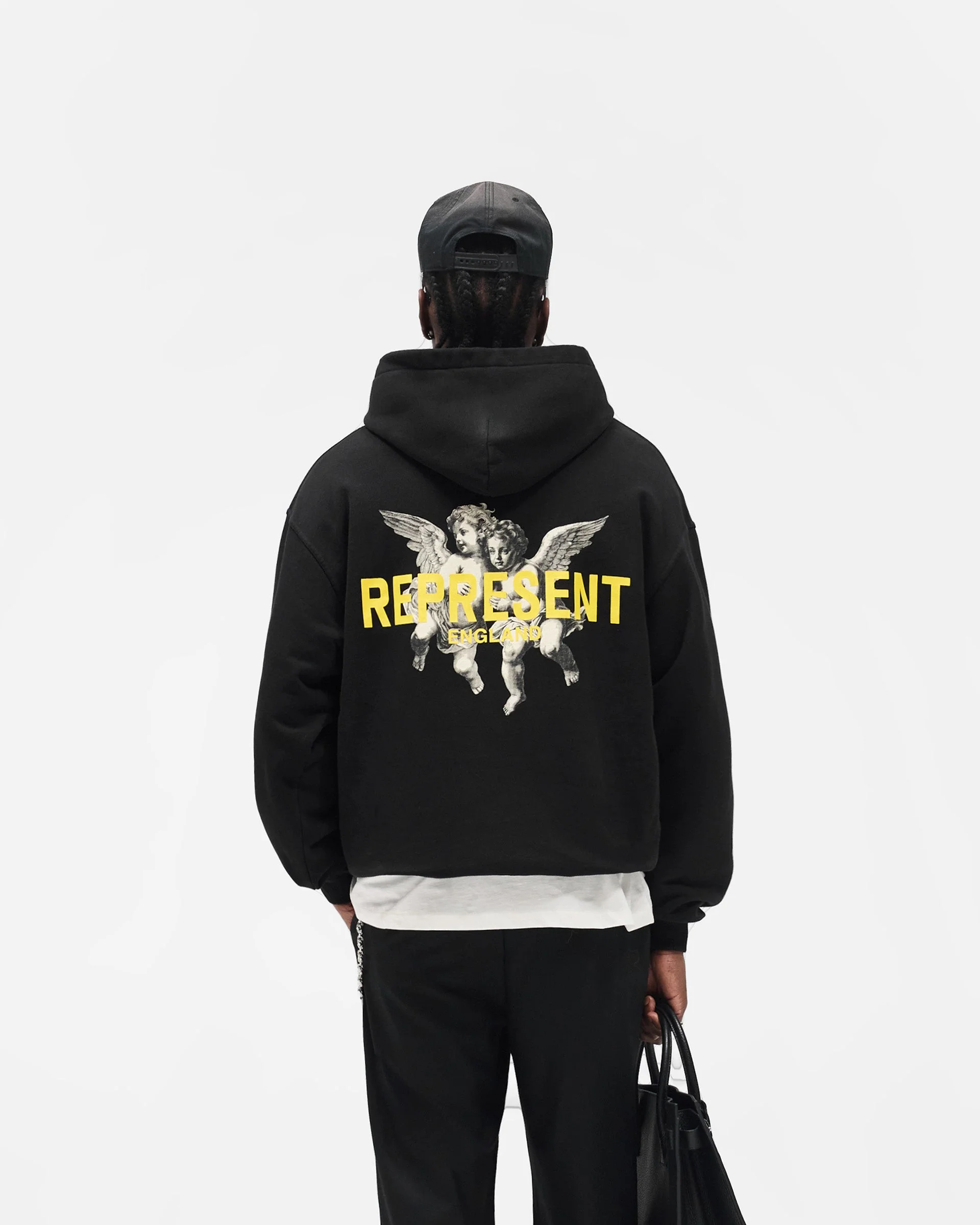 Legacy Cherubs Hoodie - Jet Black - Image 5