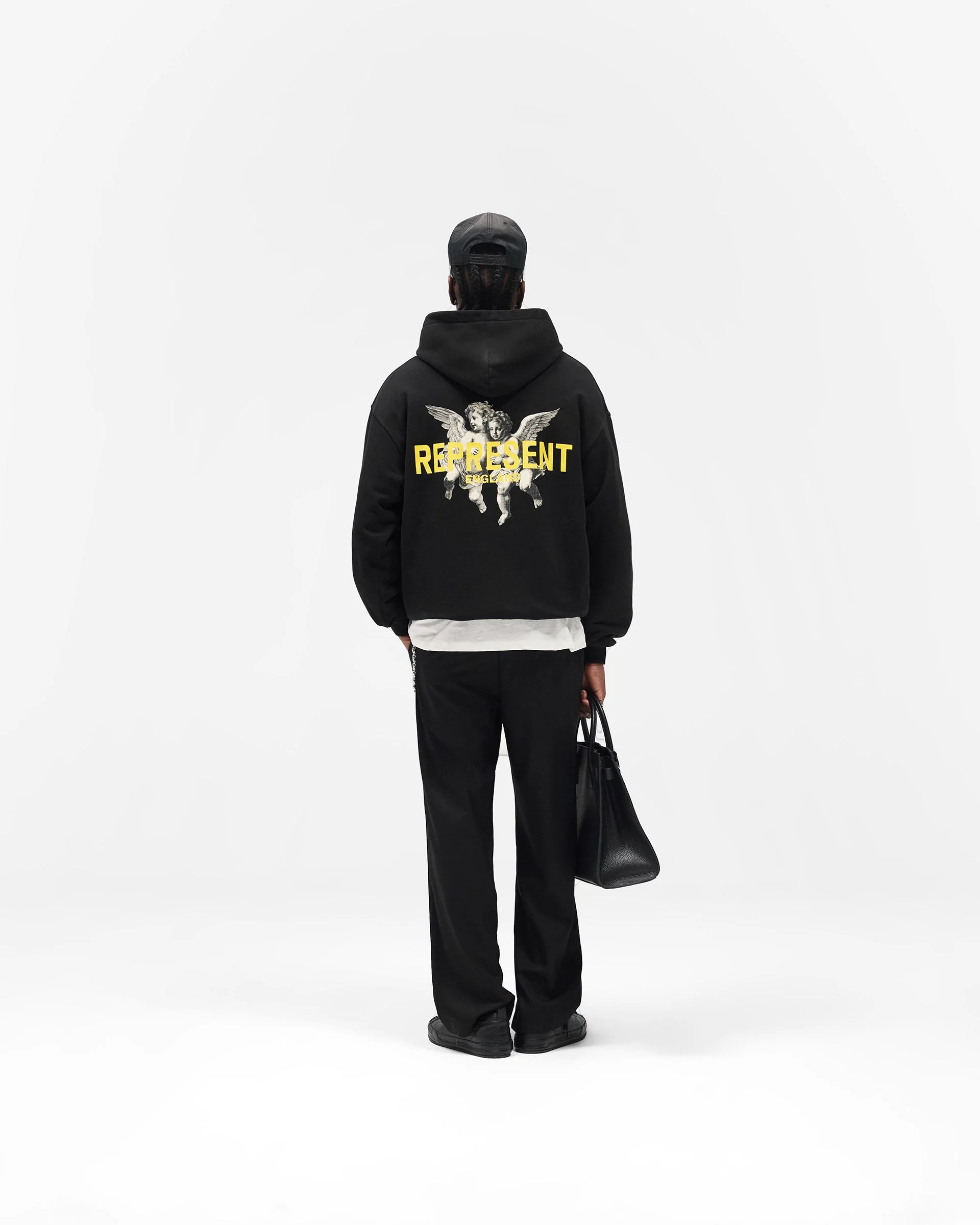 Legacy Cherubs Hoodie - Jet Black - Image 8