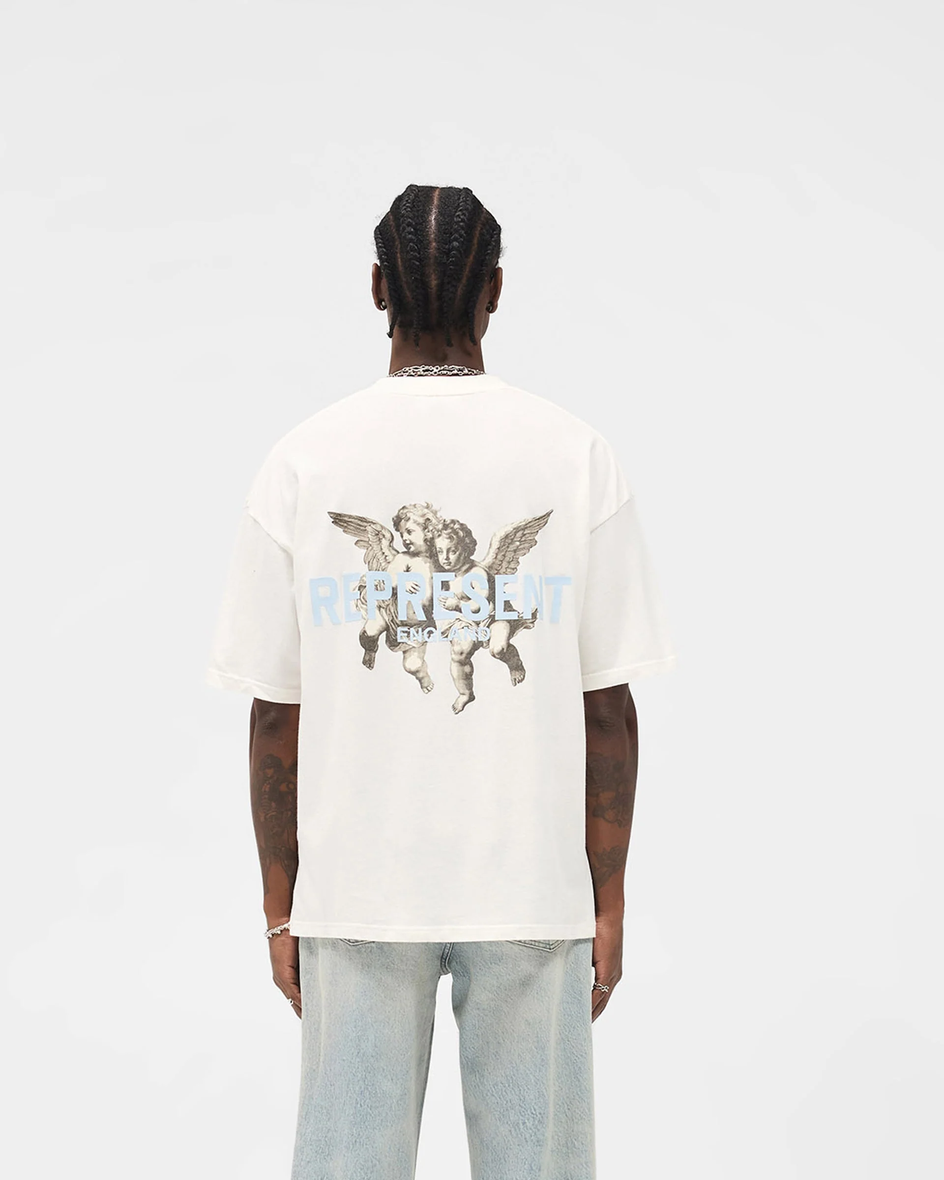 Legacy Cherubs T-Shirt - Flat White - Image 5